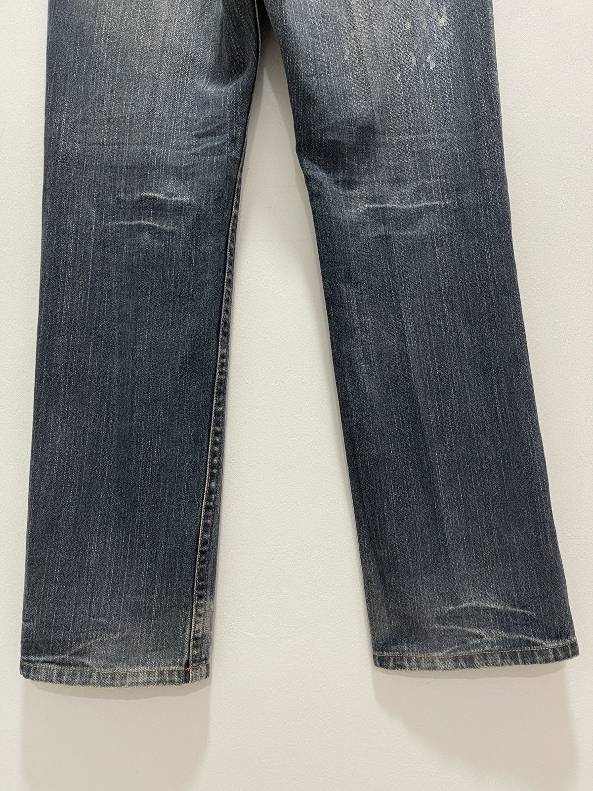 Japanese Brand × Vintage JAPANESE KOI FISH FLORAL FADED DISTRESSED DENIM JEANS Size US 30 / EU 46 - 12 Thumbnail