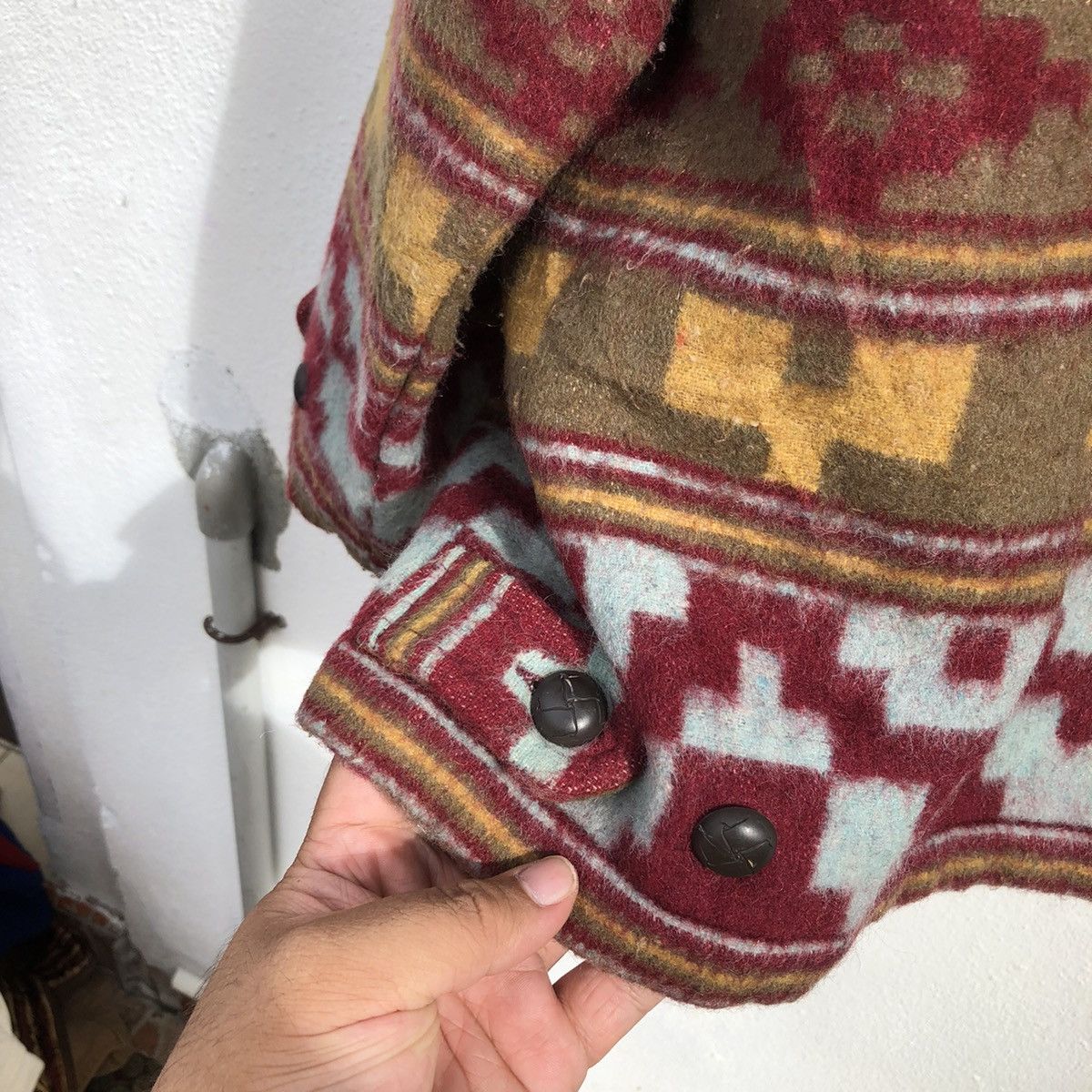 Japanese Brand VINTAGE AZTEC NAVAJO DESIGN JACKET MARVELOUS PRINTED FLEECE Size US M / EU 48-50 / 2 - 11 Thumbnail