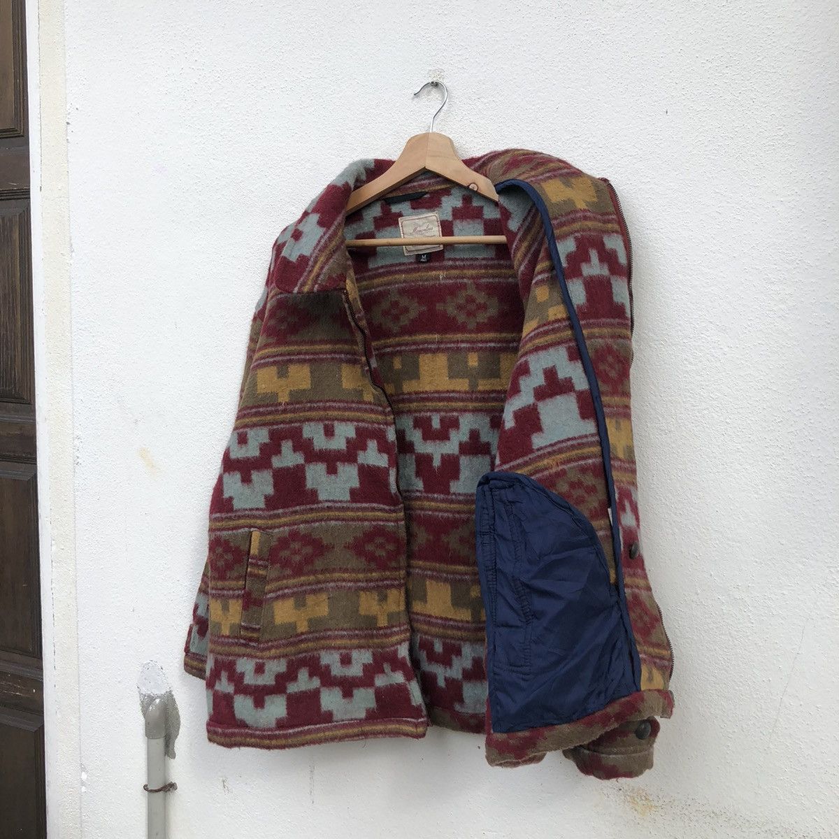 Japanese Brand VINTAGE AZTEC NAVAJO DESIGN JACKET MARVELOUS PRINTED FLEECE Size US M / EU 48-50 / 2 - 13 Thumbnail