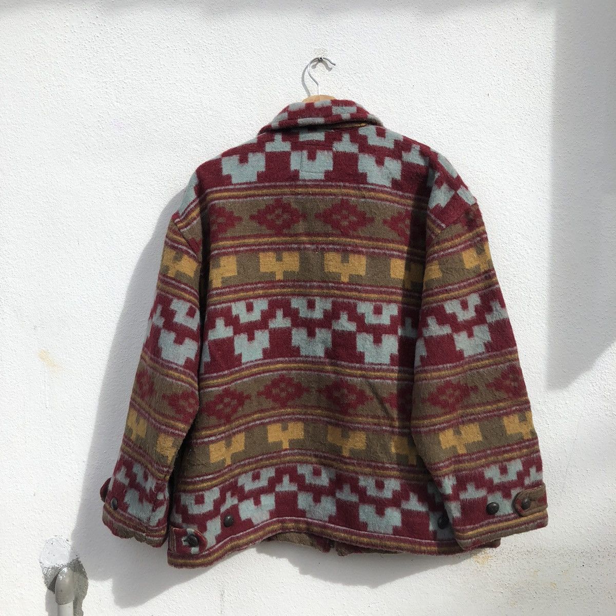 Japanese Brand VINTAGE AZTEC NAVAJO DESIGN JACKET MARVELOUS PRINTED FLEECE Size US M / EU 48-50 / 2 - 9 Thumbnail