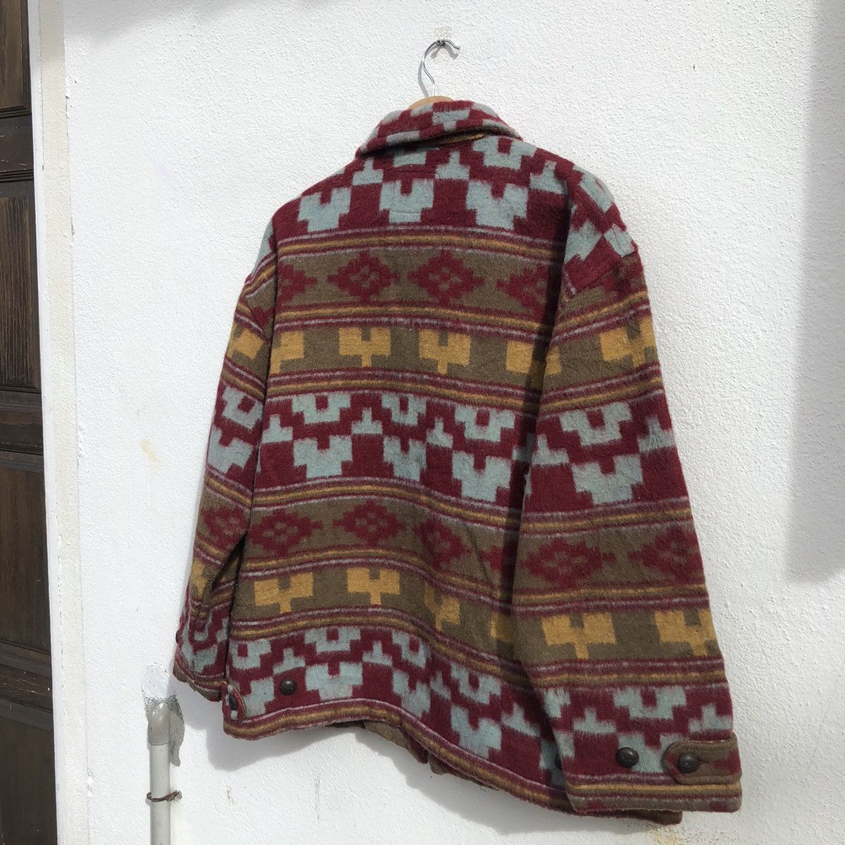 Japanese Brand VINTAGE AZTEC NAVAJO DESIGN JACKET MARVELOUS PRINTED FLEECE Size US M / EU 48-50 / 2 - 10 Thumbnail