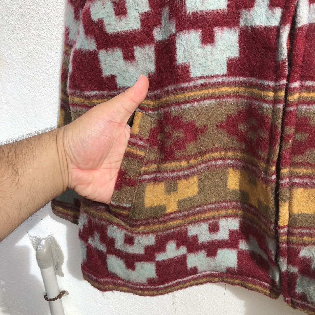 Japanese Brand VINTAGE AZTEC NAVAJO DESIGN JACKET MARVELOUS PRINTED FLEECE Size US M / EU 48-50 / 2 - 5 Thumbnail