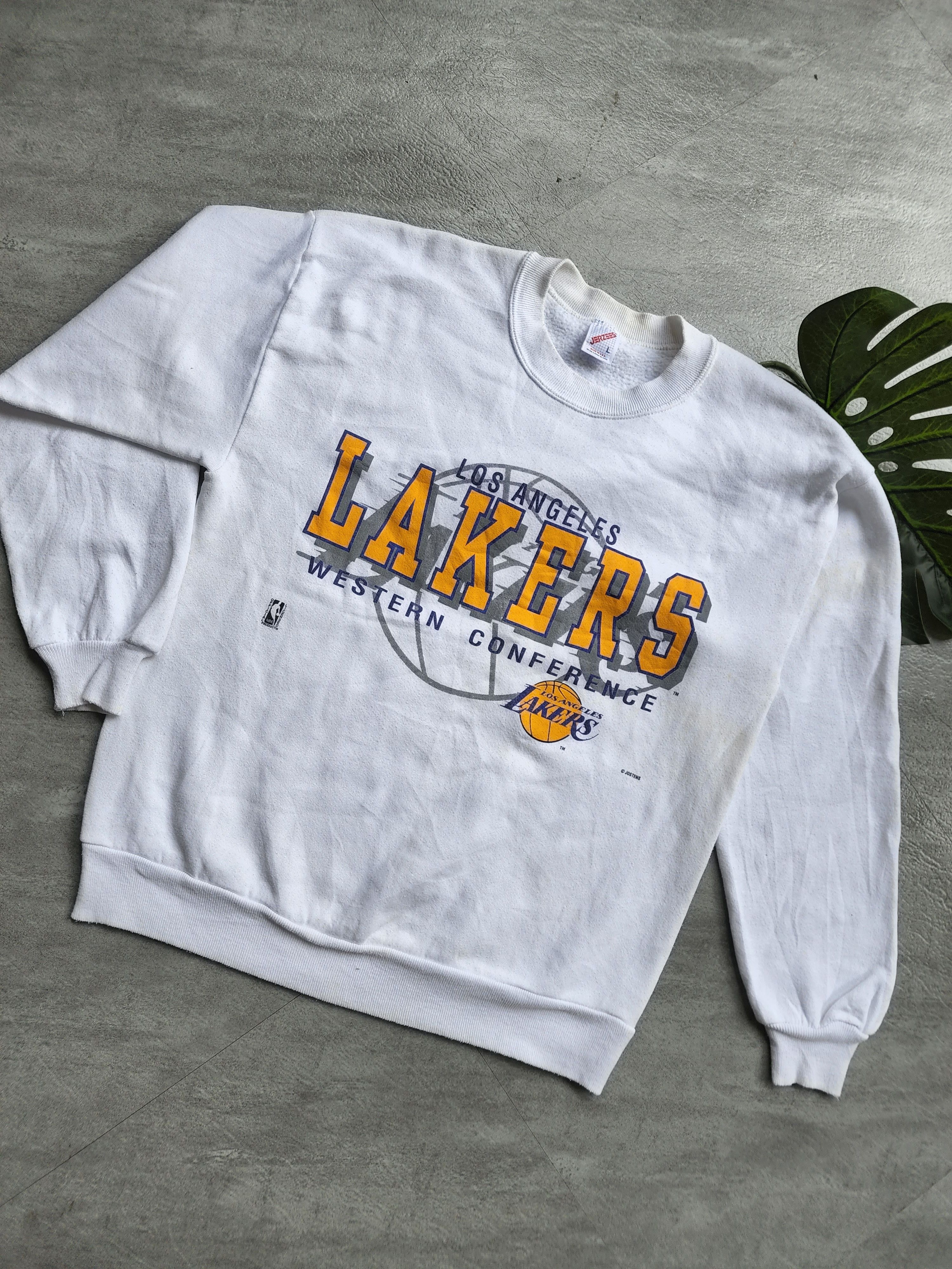 Vintage 90s Los Angeles Lakers NBA Basketball Sweatshirt