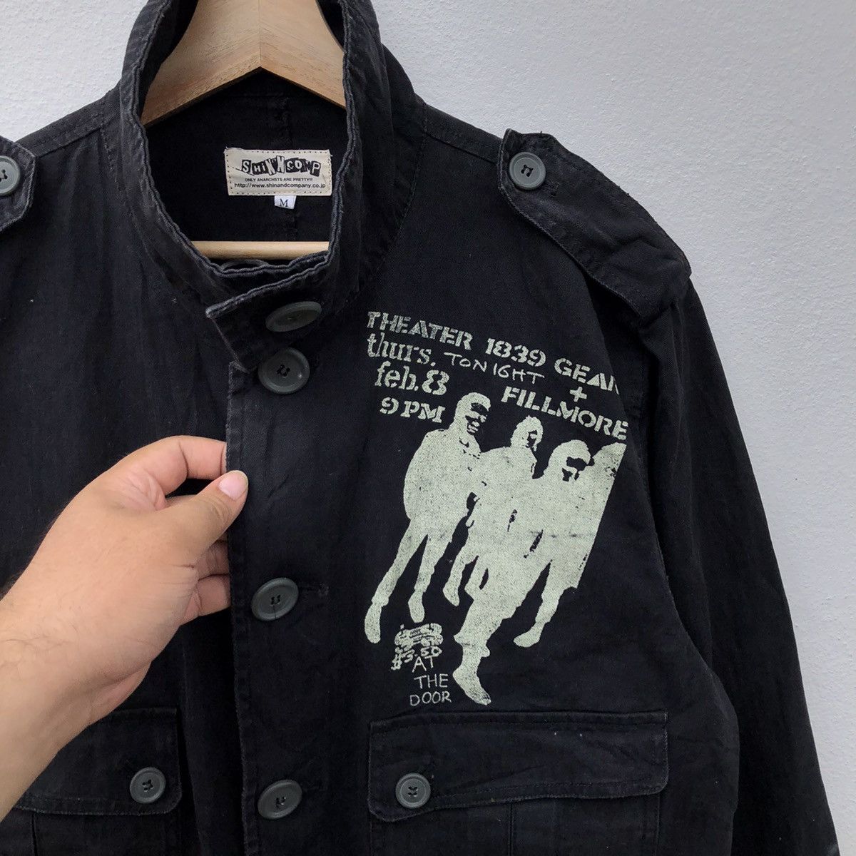 Japanese Brand PUNK STYLE SHINN COMP PARACHUTE JACKET CITY ROCKER BIG LOGO Size US M / EU 48-50 / 2 - 5 Thumbnail