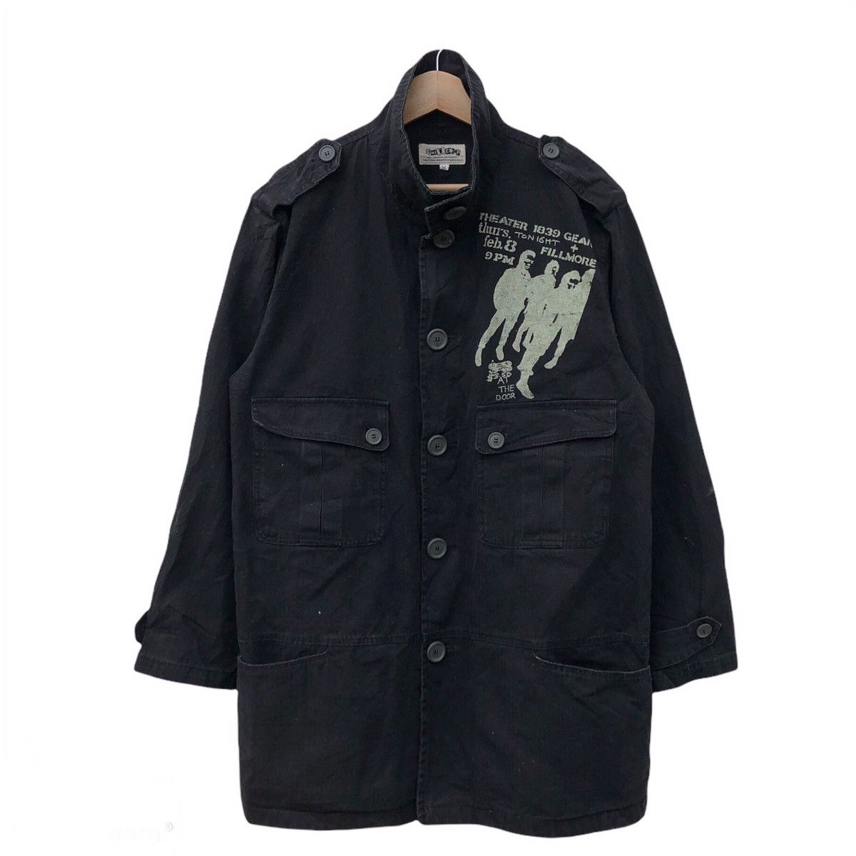 Japanese Brand PUNK STYLE SHINN COMP PARACHUTE JACKET CITY ROCKER BIG LOGO Size US M / EU 48-50 / 2 - 1 Thumbnail