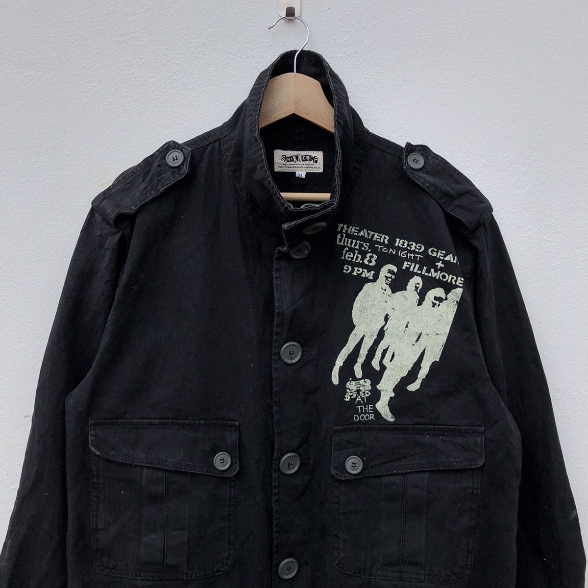 Japanese Brand PUNK STYLE SHINN COMP PARACHUTE JACKET CITY ROCKER BIG LOGO Size US M / EU 48-50 / 2 - 4 Thumbnail