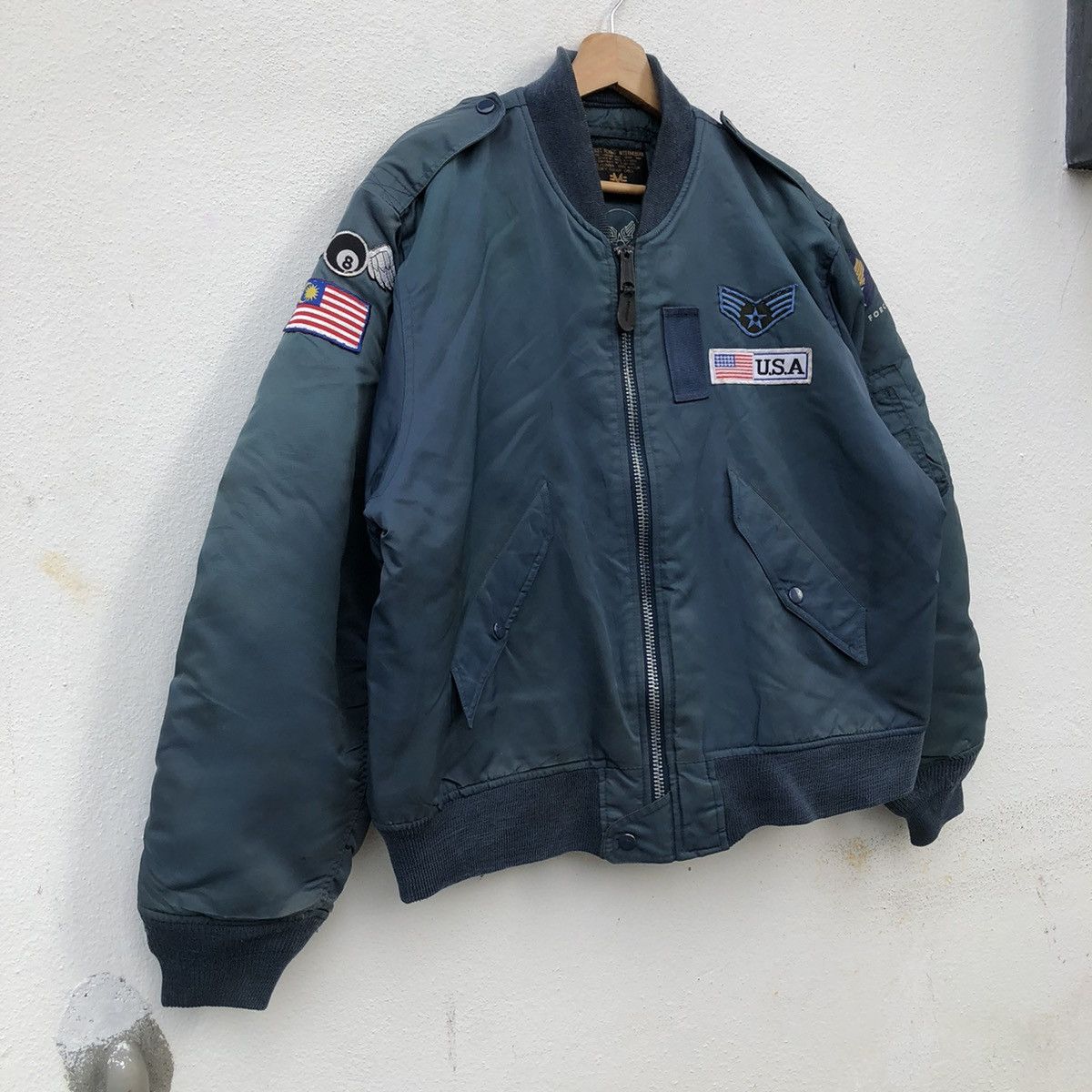 Japanese Brand BOMBER JACKET MILITARY COLLECTIONS U.N AIR FORCE Size US M / EU 48-50 / 2 - 4 Thumbnail