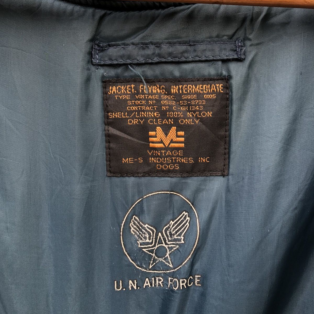 Japanese Brand BOMBER JACKET MILITARY COLLECTIONS U.N AIR FORCE Size US M / EU 48-50 / 2 - 12 Thumbnail