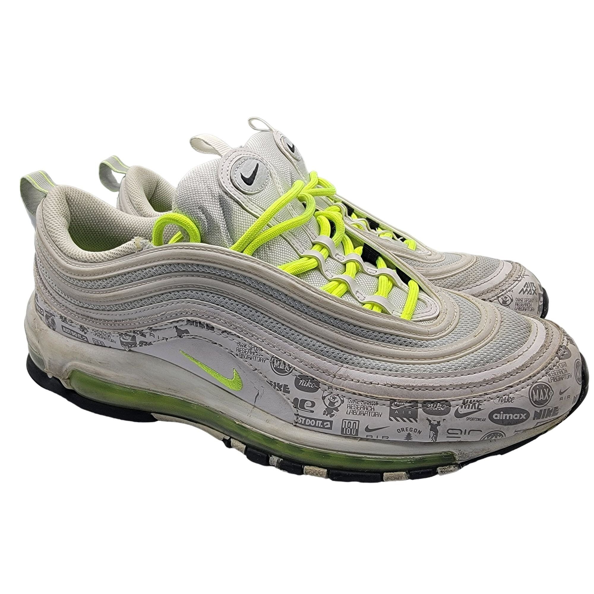 Nike Air Max 97 Mens White Reflective All Over Logo Sne