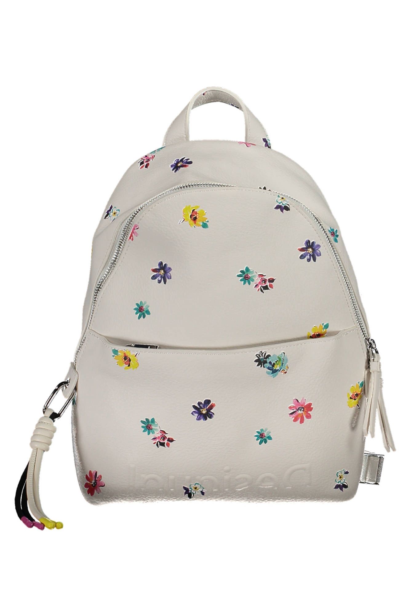 Desigual Desigual White Polyurethane Backpack | Grailed