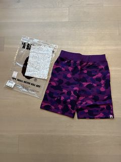 Purple Bape Shorts | Grailed