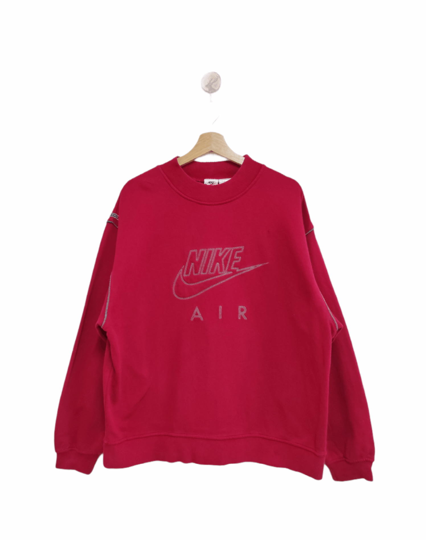 Nike Vintage Nike Air Embroidery Logo Sweatshirt Size US M / EU 48-50 / 2 - 1 Thumbnail