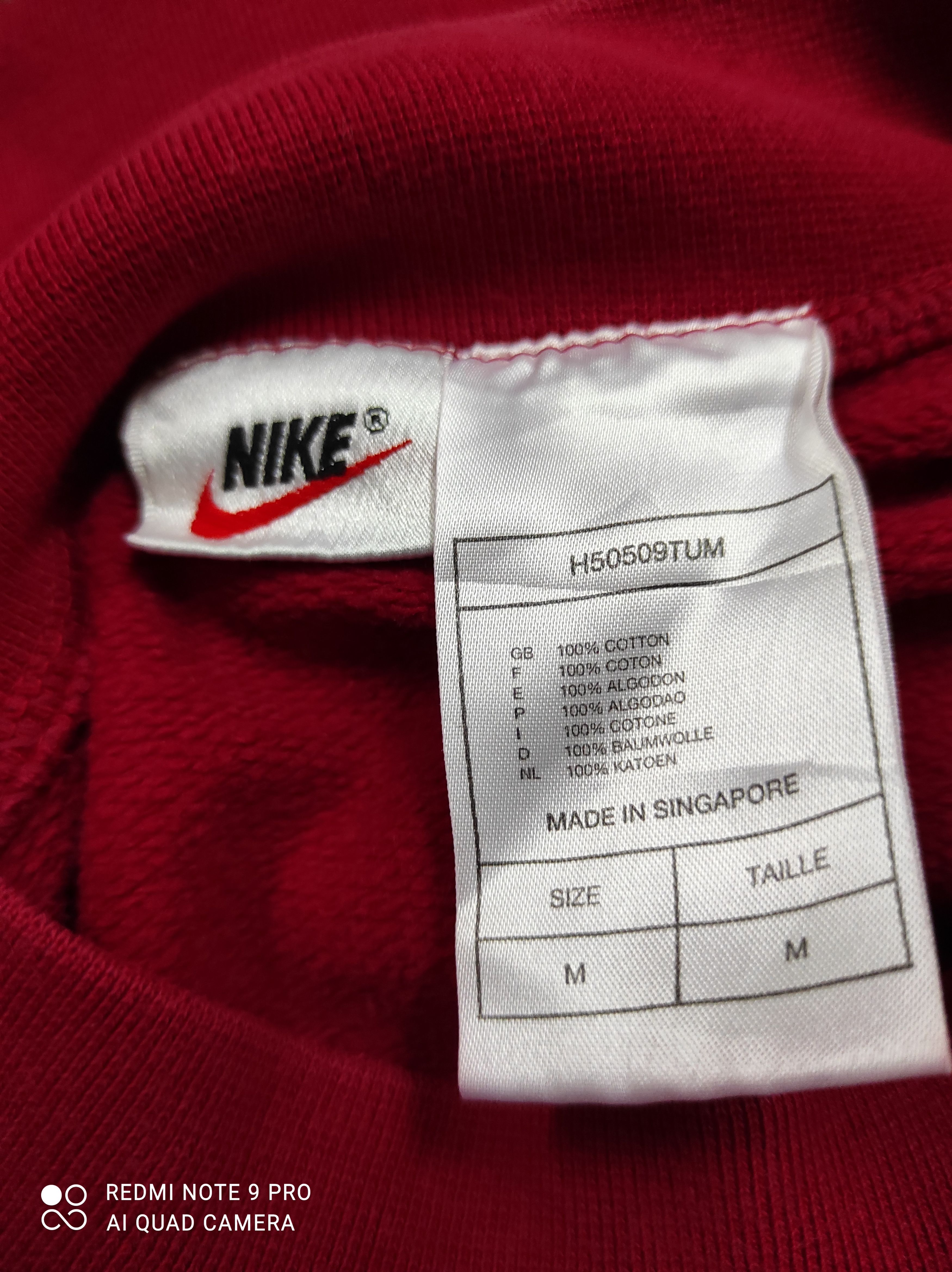 Nike Vintage Nike Air Embroidery Logo Sweatshirt Size US M / EU 48-50 / 2 - 6 Thumbnail