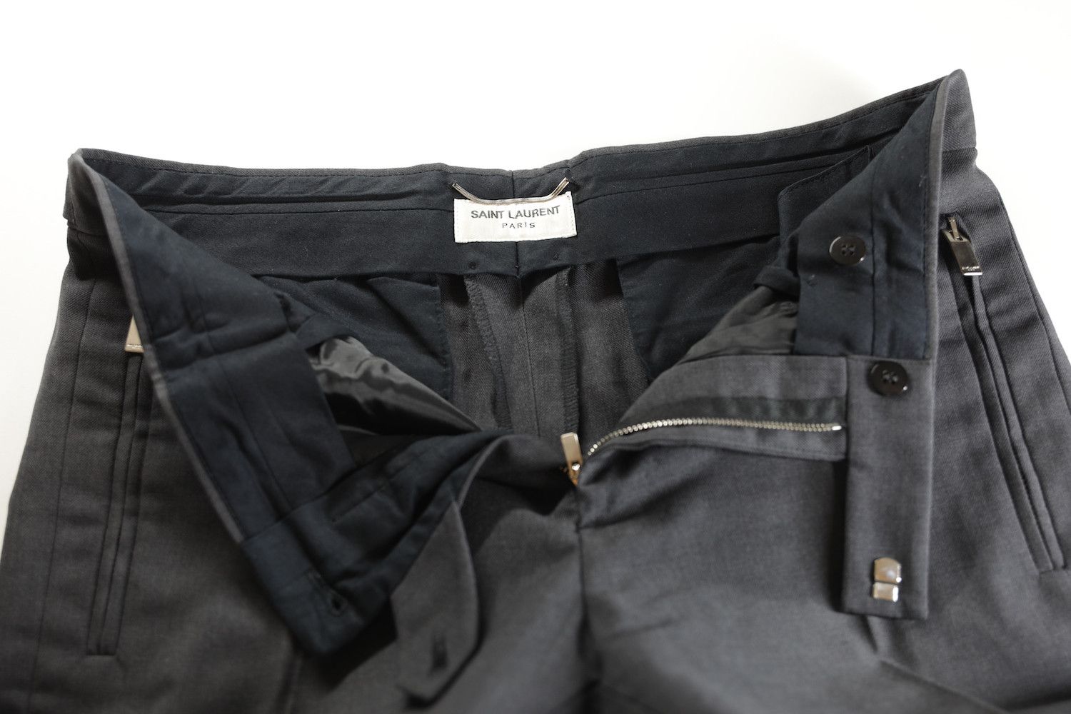 Saint Laurent Paris SAINT LAURENT WOOL TROUSERS Size 36R - 7 Thumbnail