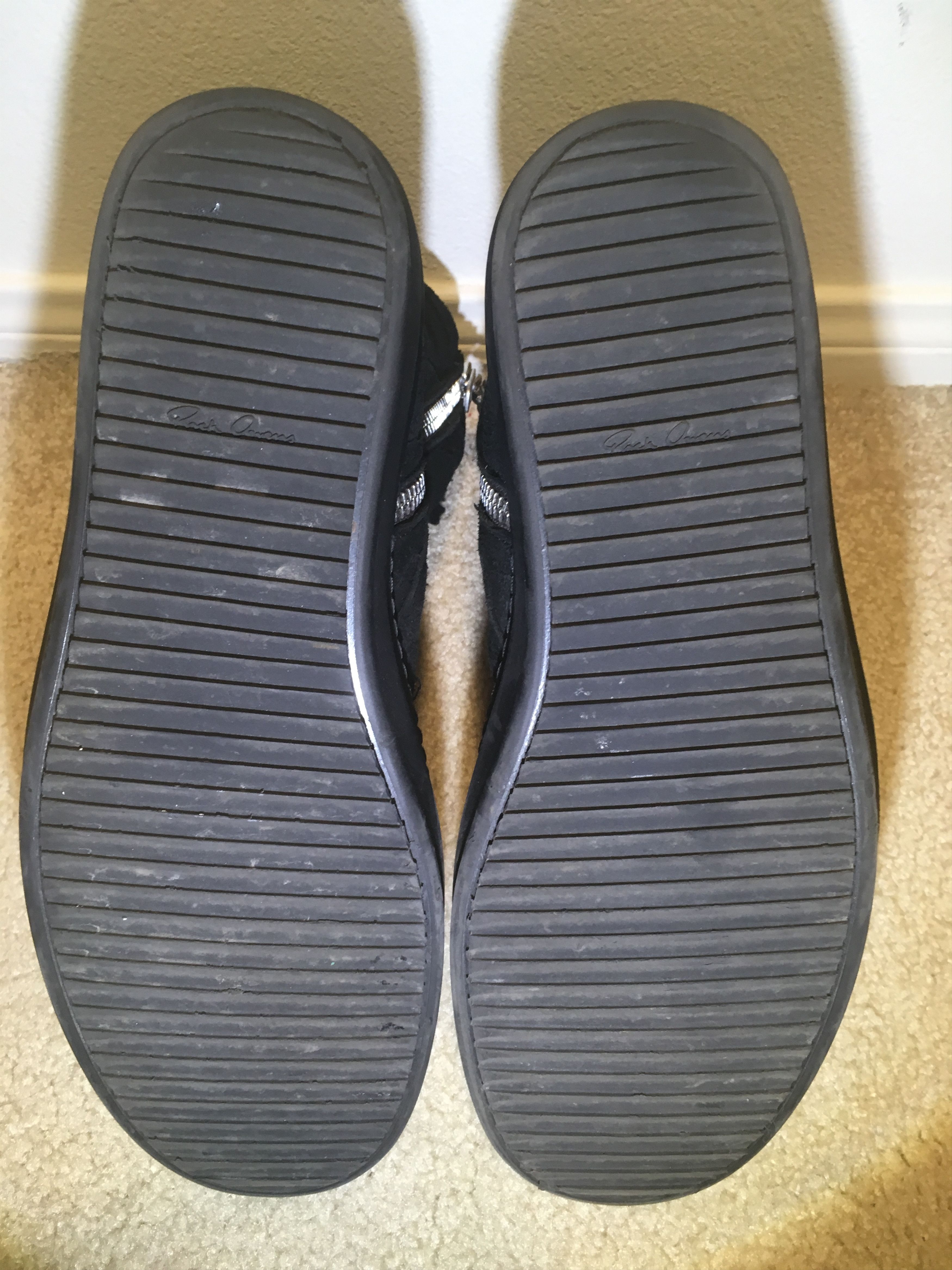 Rick Owens Black Blistered geobaskets Size US 11 / EU 44 - 6 Thumbnail