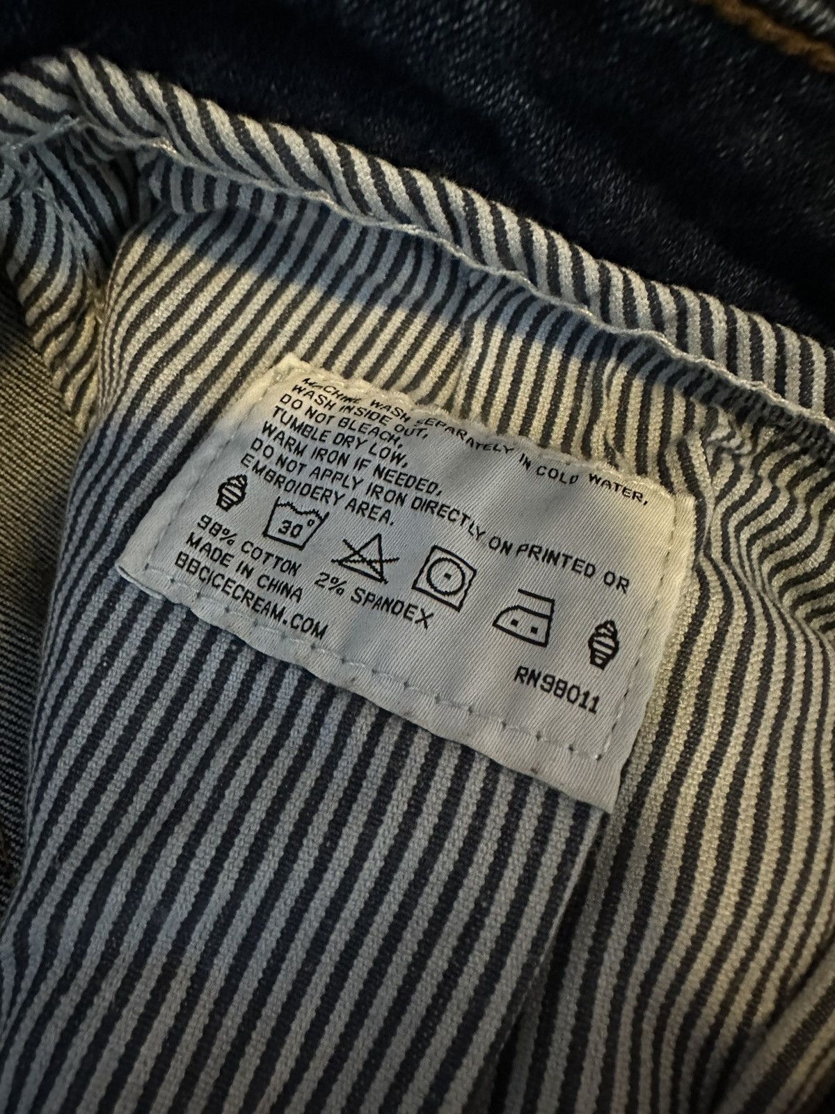 Icecream IC Running Dog Embroidered Slim Jeans Size US 34 / EU 50 - 6 Thumbnail