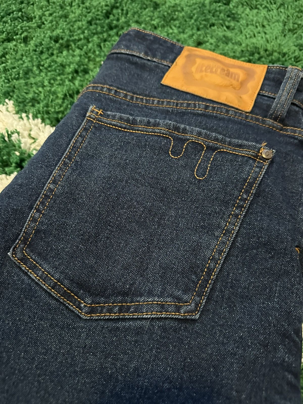 Icecream IC Running Dog Embroidered Slim Jeans Size US 34 / EU 50 - 3 Thumbnail