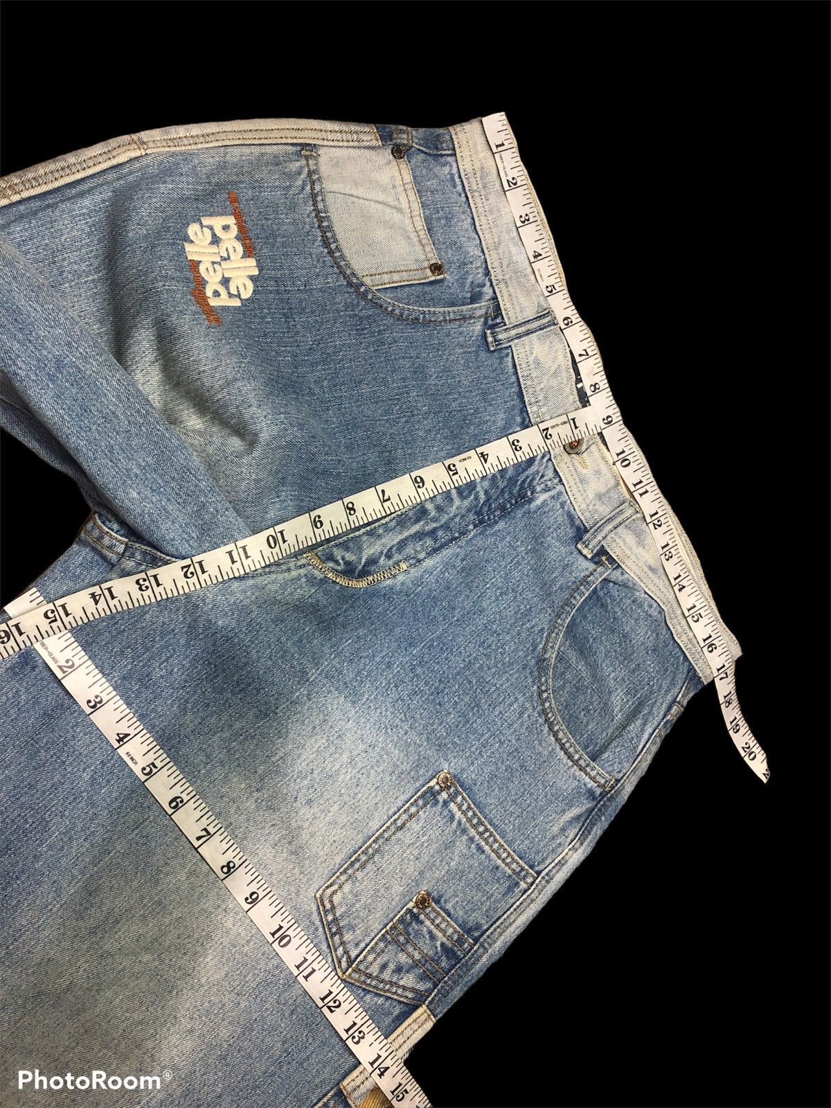 Pelle Pelle BAGGY⚡️PELLE PELLE PATCHWORK DENIM Size US 34 / EU 50 - 5 Thumbnail