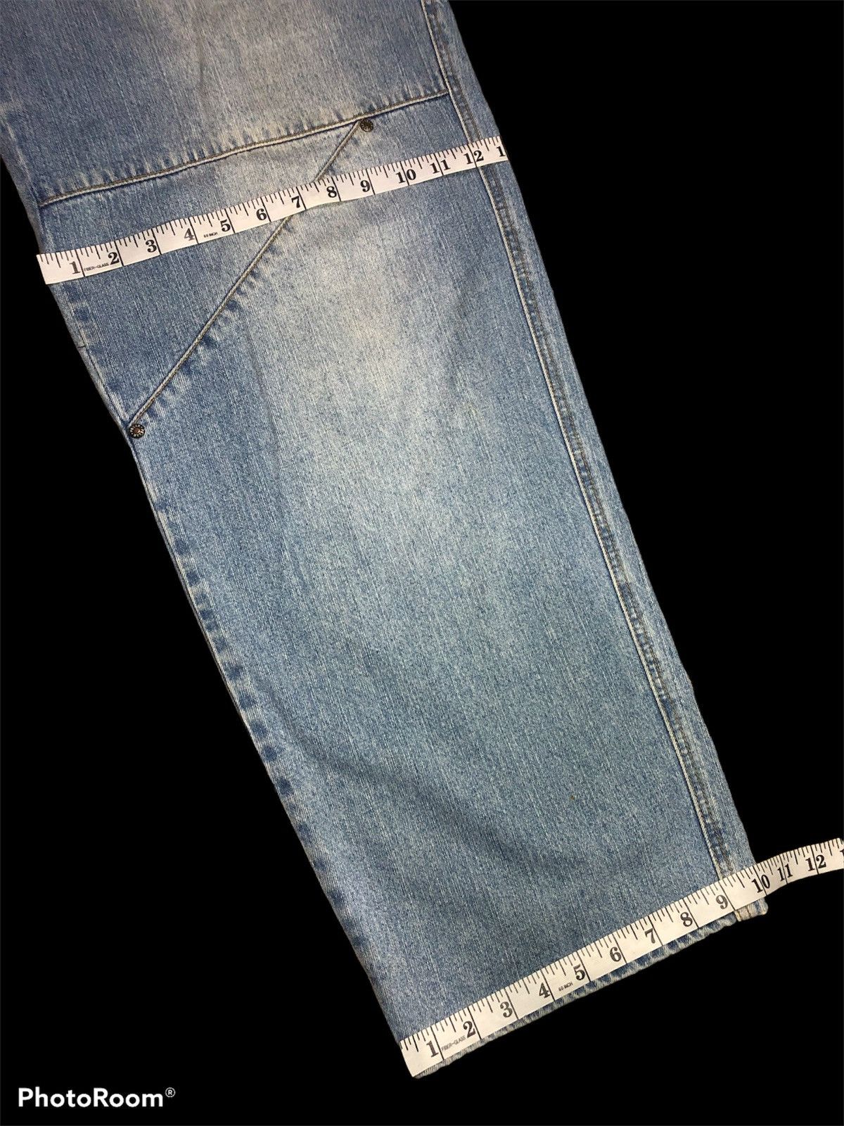 Pelle Pelle BAGGY⚡️PELLE PELLE PATCHWORK DENIM Size US 34 / EU 50 - 6 Thumbnail