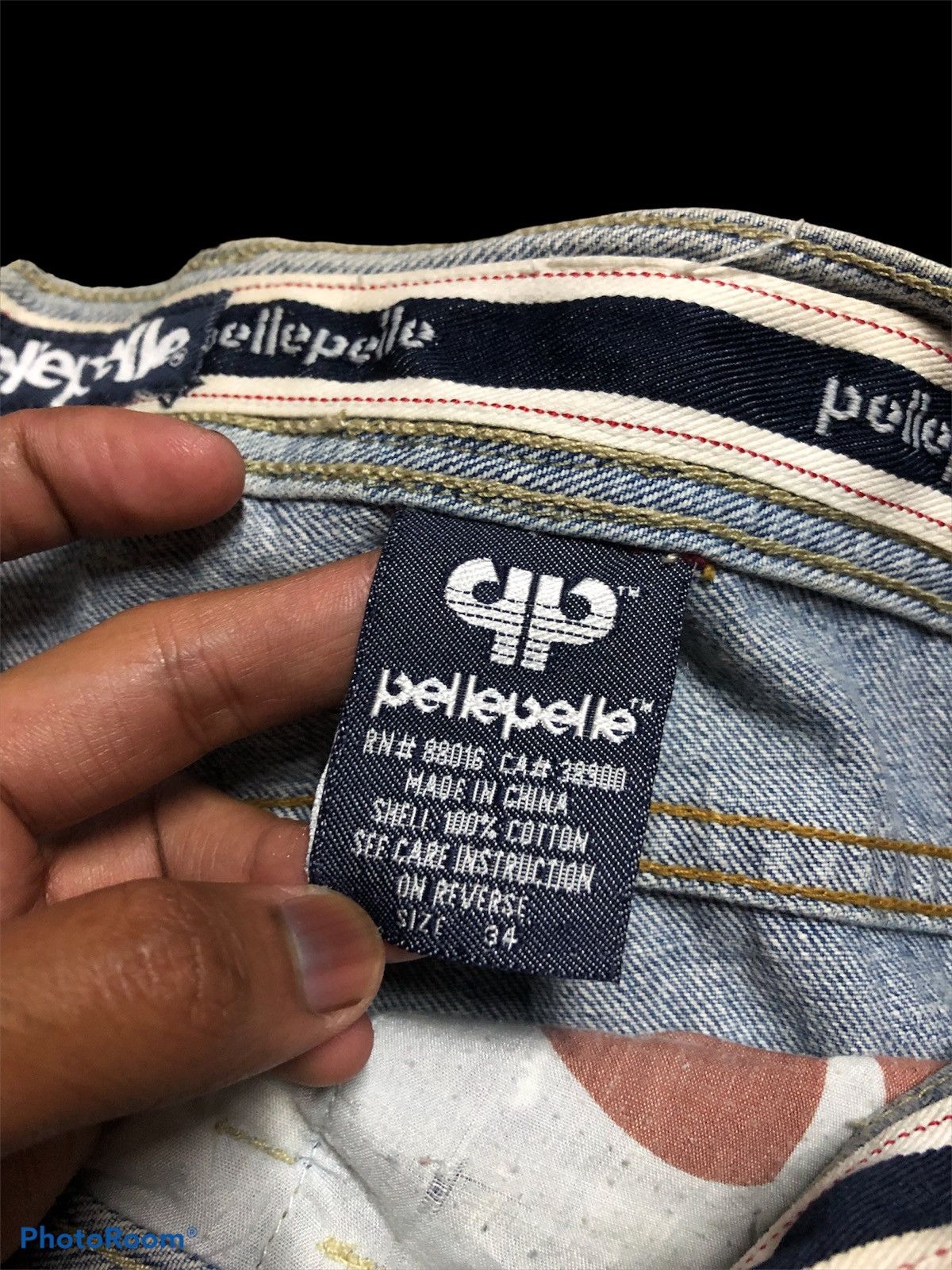 Pelle Pelle BAGGY⚡️PELLE PELLE PATCHWORK DENIM Size US 34 / EU 50 - 4 Thumbnail