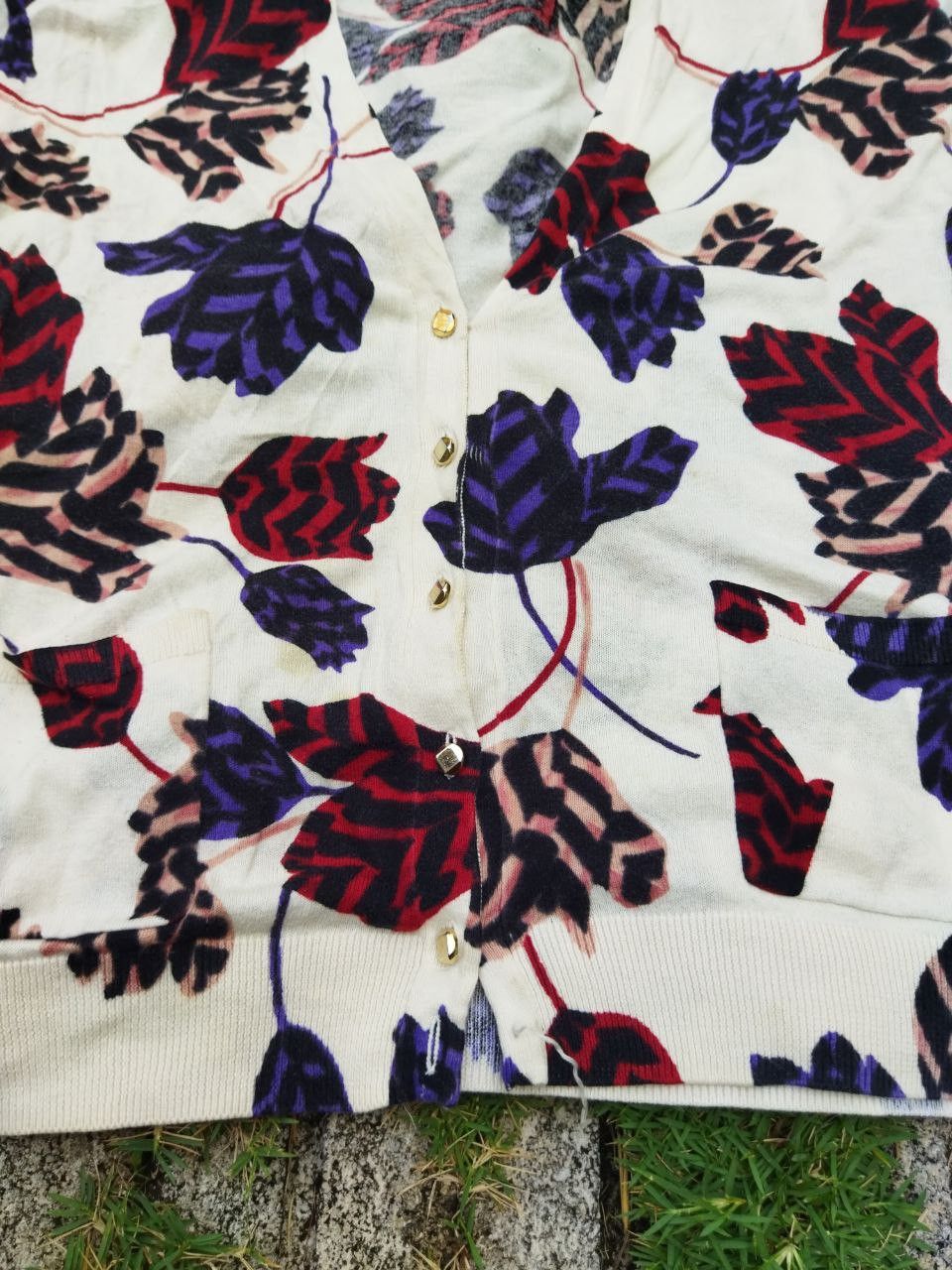 Marc by Marc Jacobs Marc by Marc Jacobs Floral Cardigan Size XS / US 0-2 / IT 36-38 - 2 Thumbnail