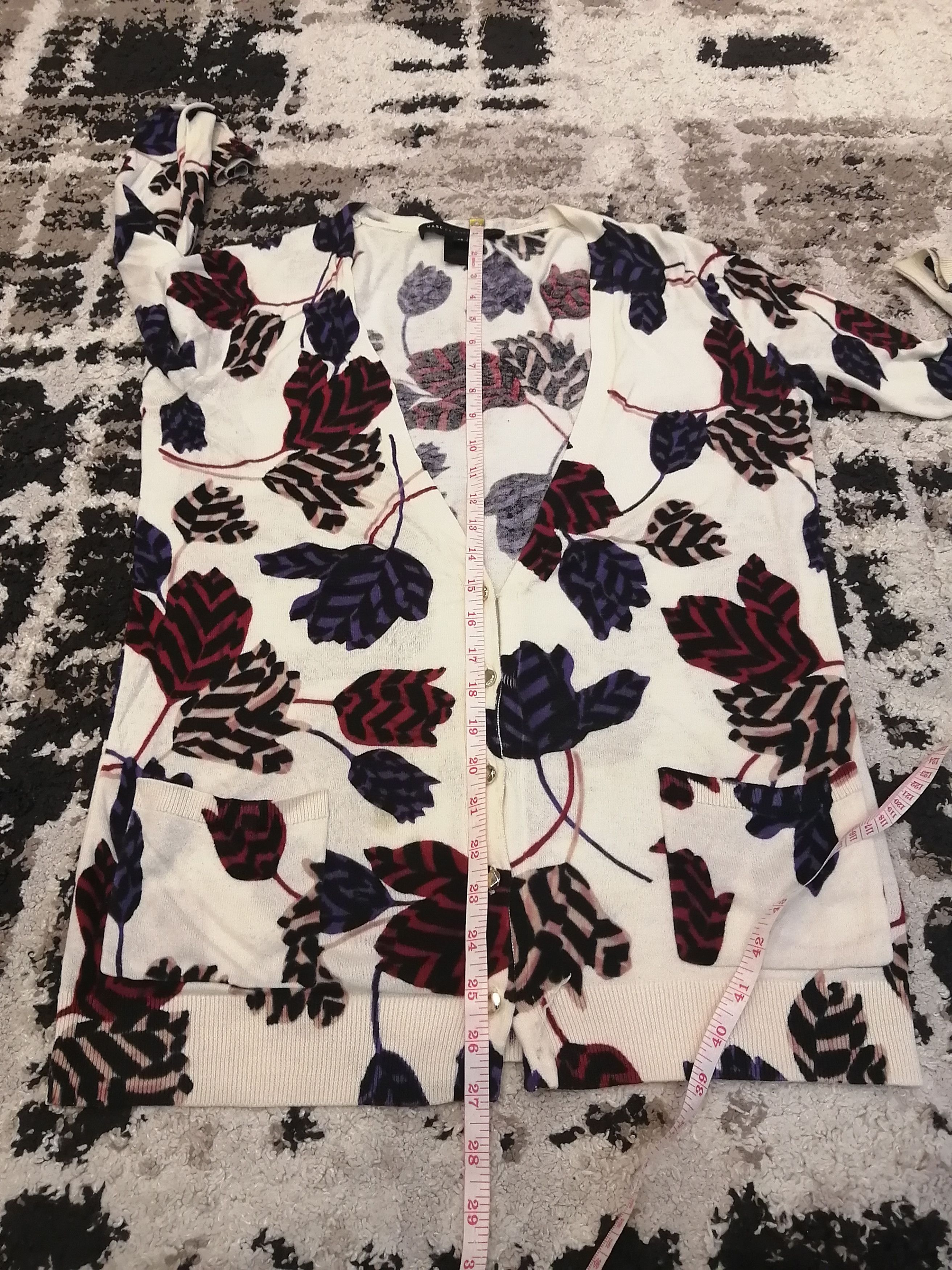 Marc by Marc Jacobs Marc by Marc Jacobs Floral Cardigan Size XS / US 0-2 / IT 36-38 - 8 Thumbnail