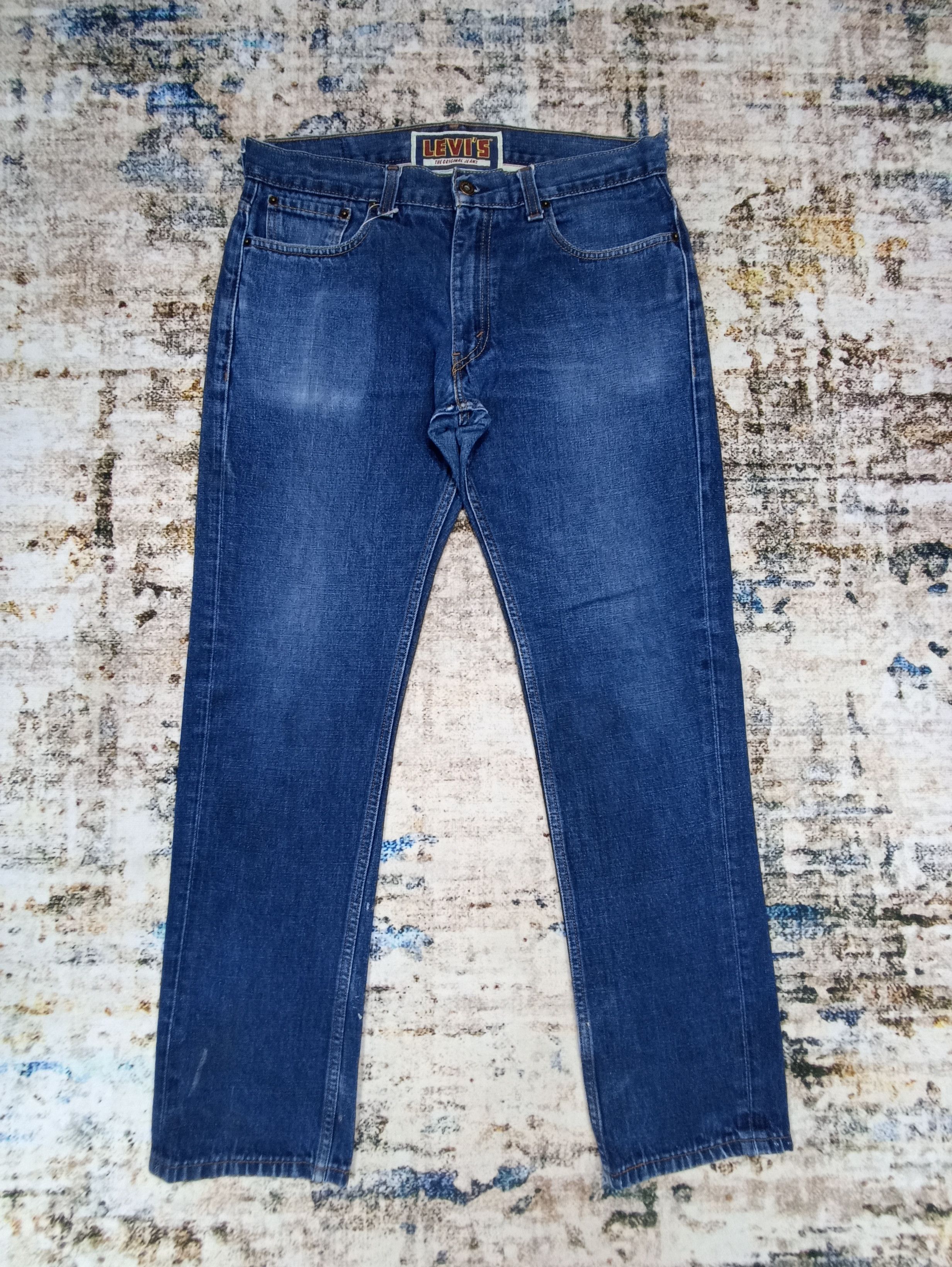 Jean × Levi's × Vintage Vintage Levi's 511 Skinny Jeans Dark Wash - J063 Size US 34 / EU 50 - 1 Thumbnail
