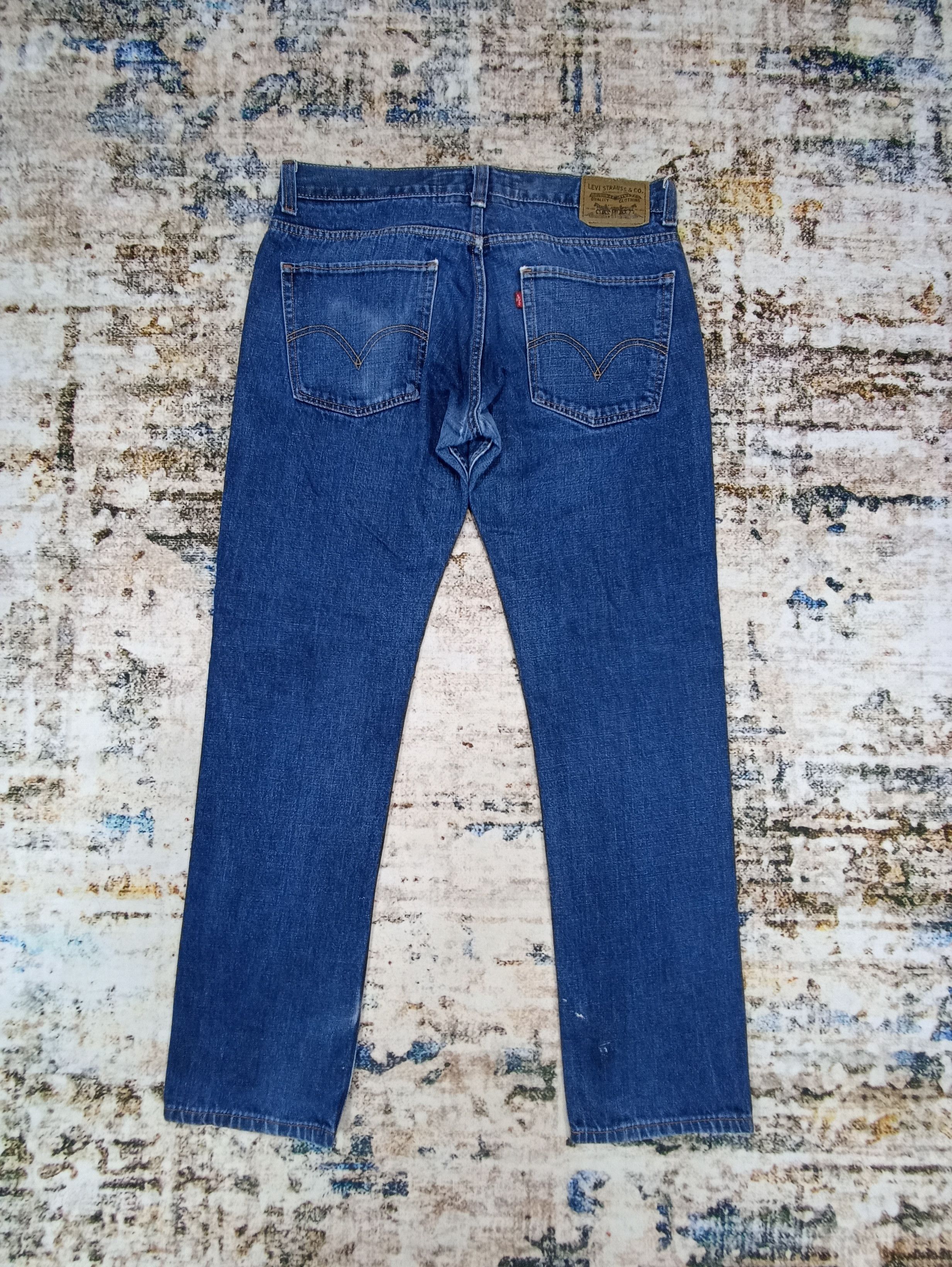 Jean × Levi's × Vintage Vintage Levi's 511 Skinny Jeans Dark Wash - J063 Size US 34 / EU 50 - 2 Thumbnail
