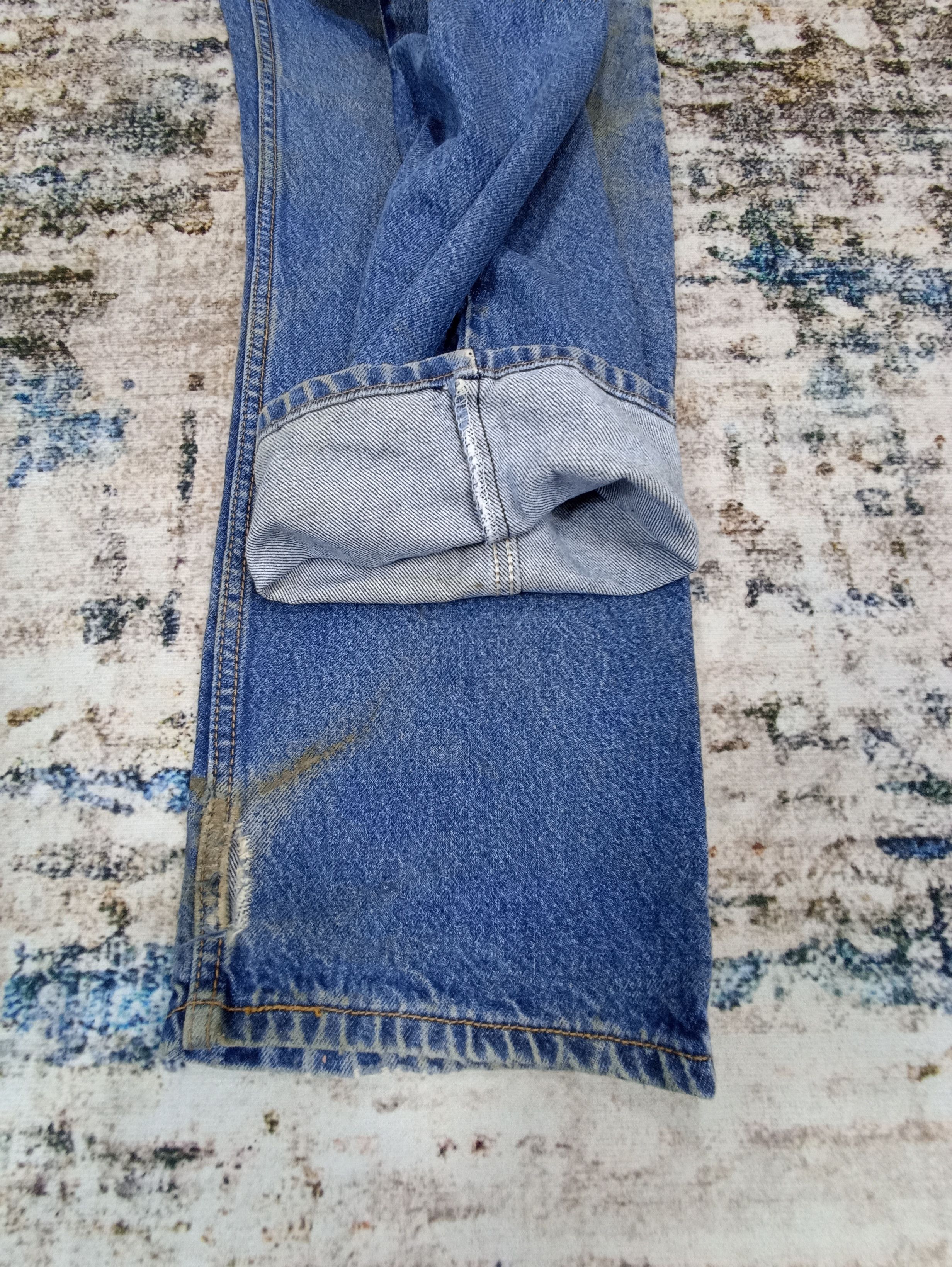 Jean × Levi's × Vintage Vintage Levi's 505 Distressed Blue Wash Jeans-J064 Size US 34 / EU 50 - 6 Thumbnail