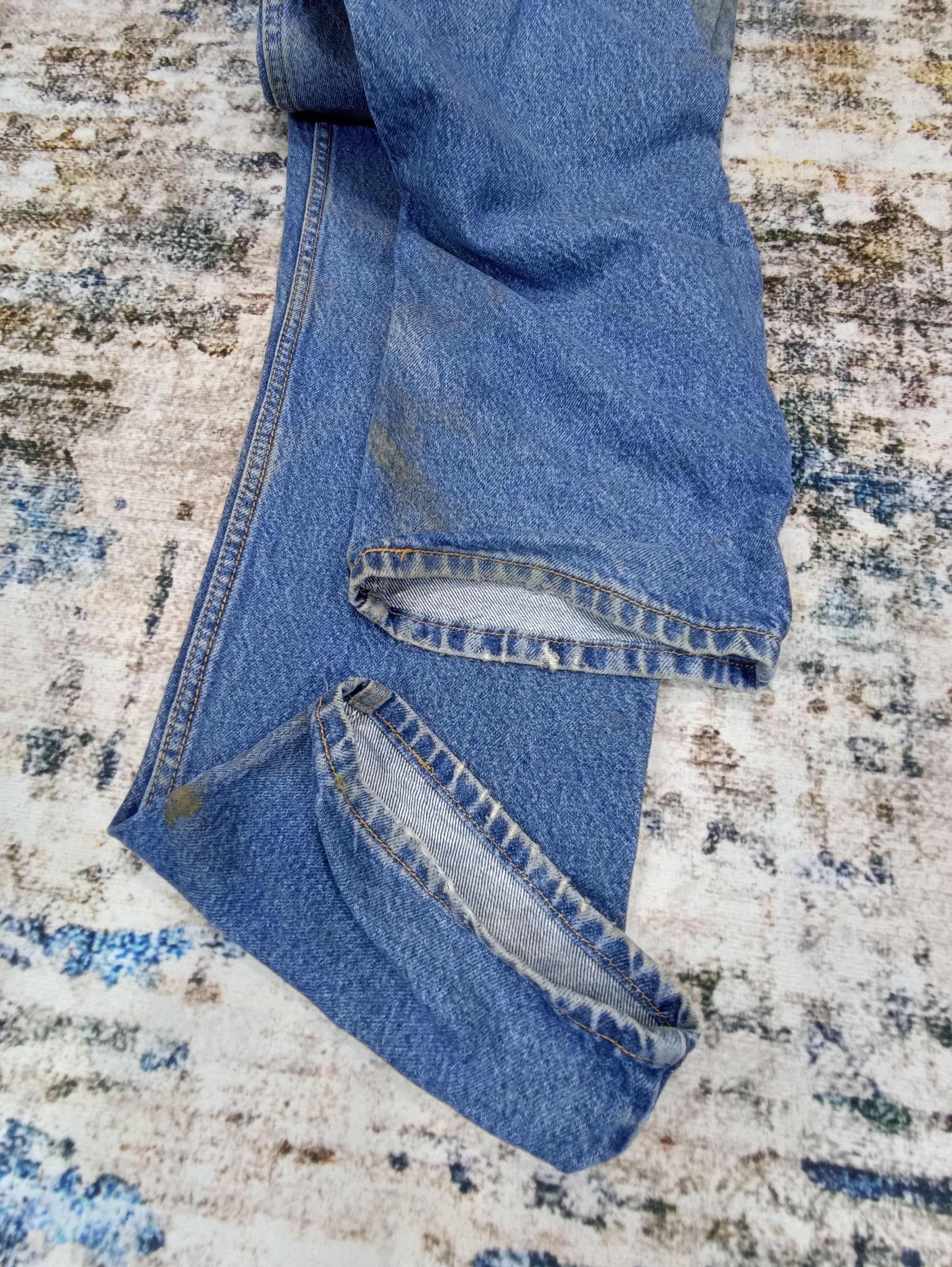 Jean × Levi's × Vintage Vintage Levi's 505 Distressed Blue Wash Jeans-J064 Size US 34 / EU 50 - 7 Thumbnail