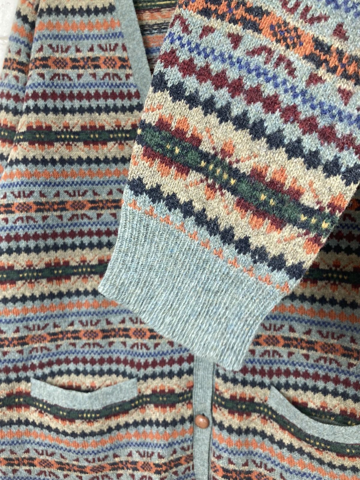 Polo Ralph Lauren Polo Ralph Lauren multi colour wool cardigan sweater Size US L / EU 52-54 / 3 - 10 Thumbnail