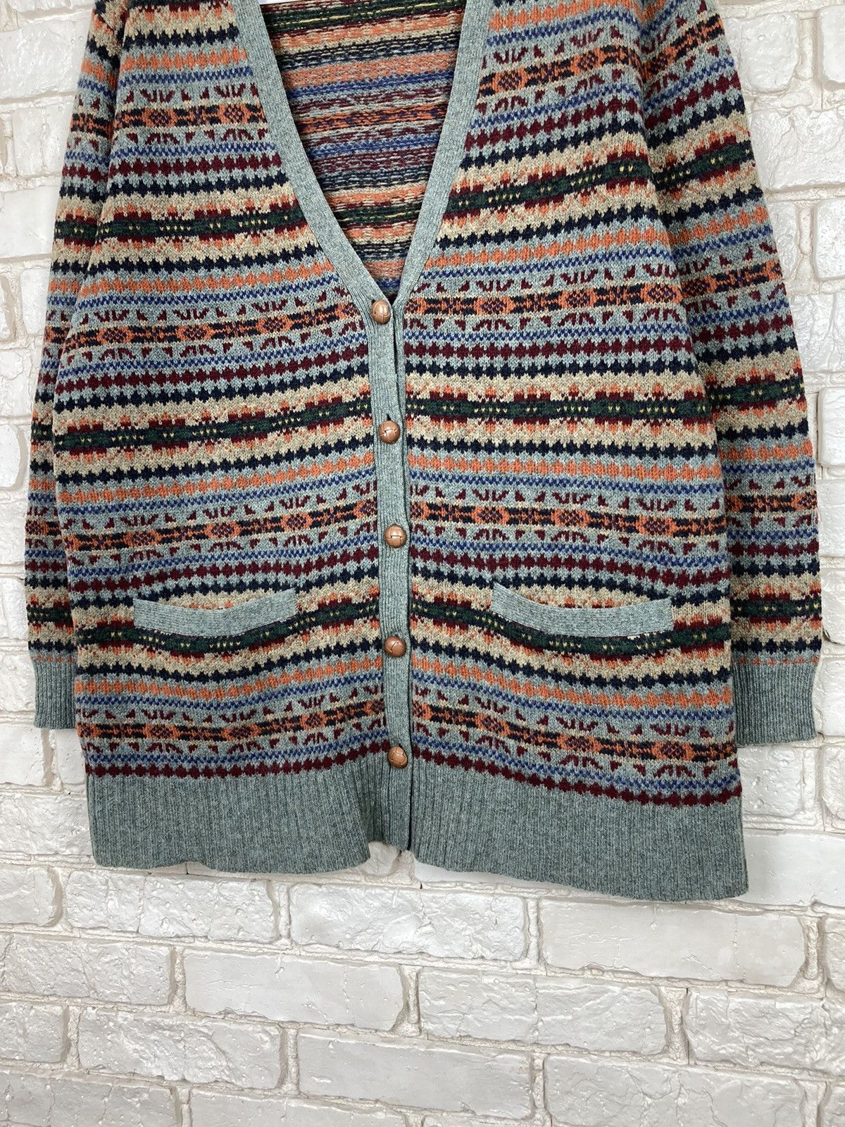 Polo Ralph Lauren Polo Ralph Lauren multi colour wool cardigan sweater Size US L / EU 52-54 / 3 - 3 Thumbnail