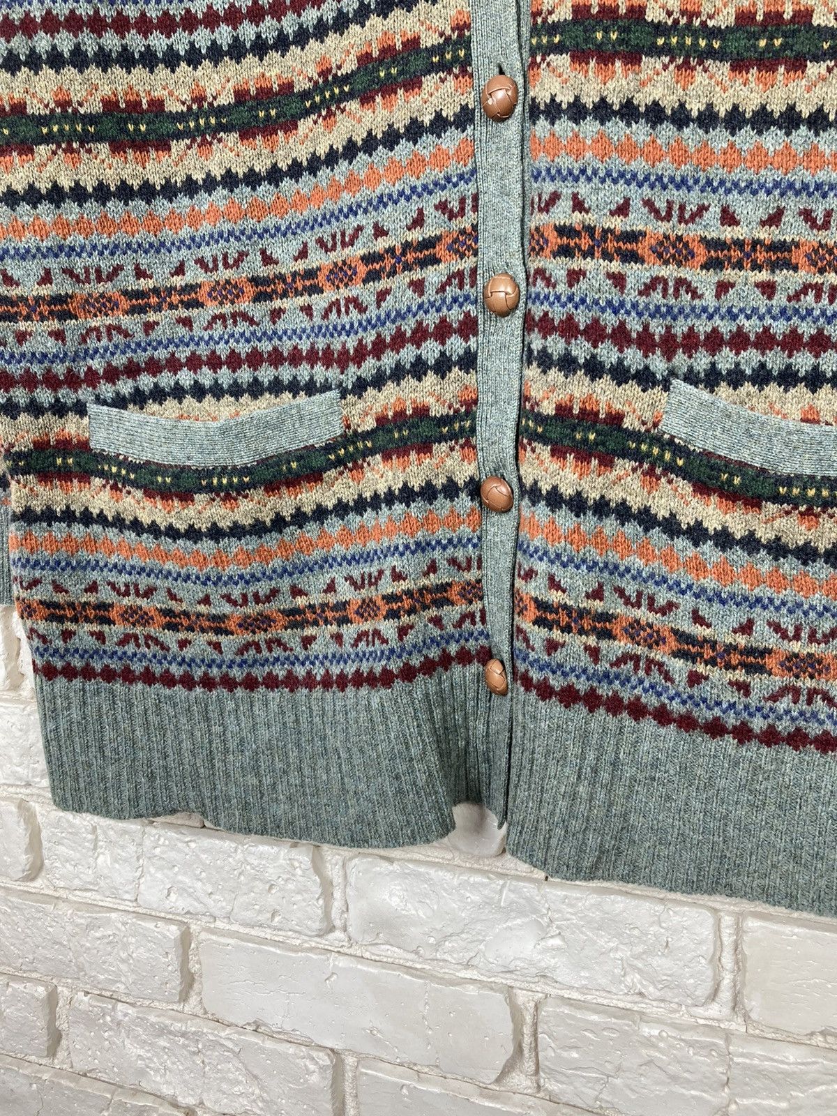 Polo Ralph Lauren Polo Ralph Lauren multi colour wool cardigan sweater Size US L / EU 52-54 / 3 - 11 Thumbnail