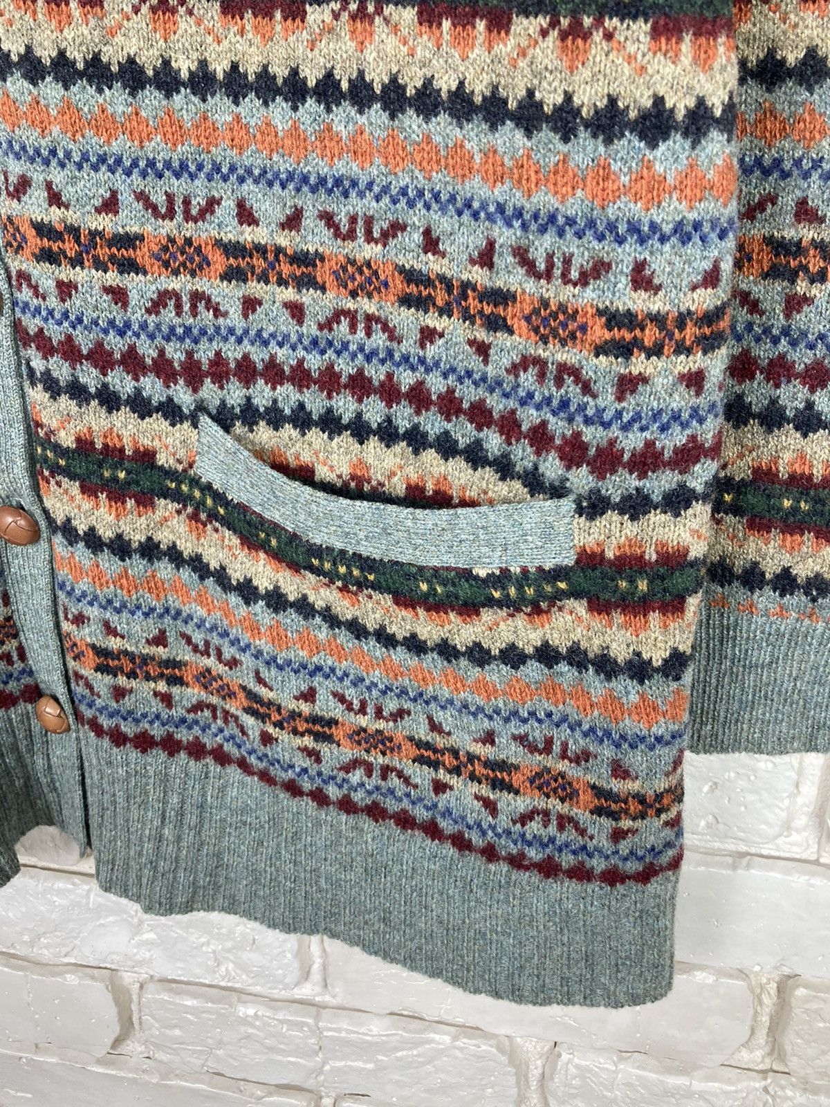 Polo Ralph Lauren Polo Ralph Lauren multi colour wool cardigan sweater Size US L / EU 52-54 / 3 - 7 Thumbnail
