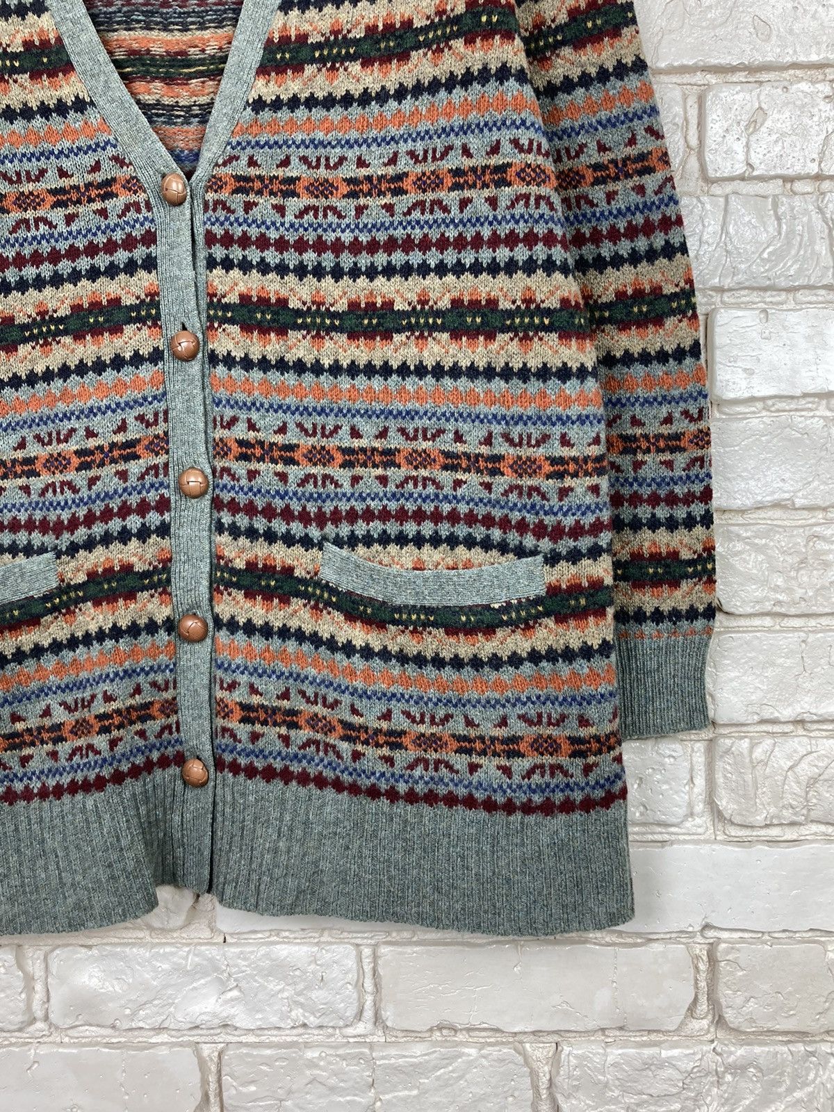 Polo Ralph Lauren Polo Ralph Lauren multi colour wool cardigan sweater Size US L / EU 52-54 / 3 - 4 Thumbnail