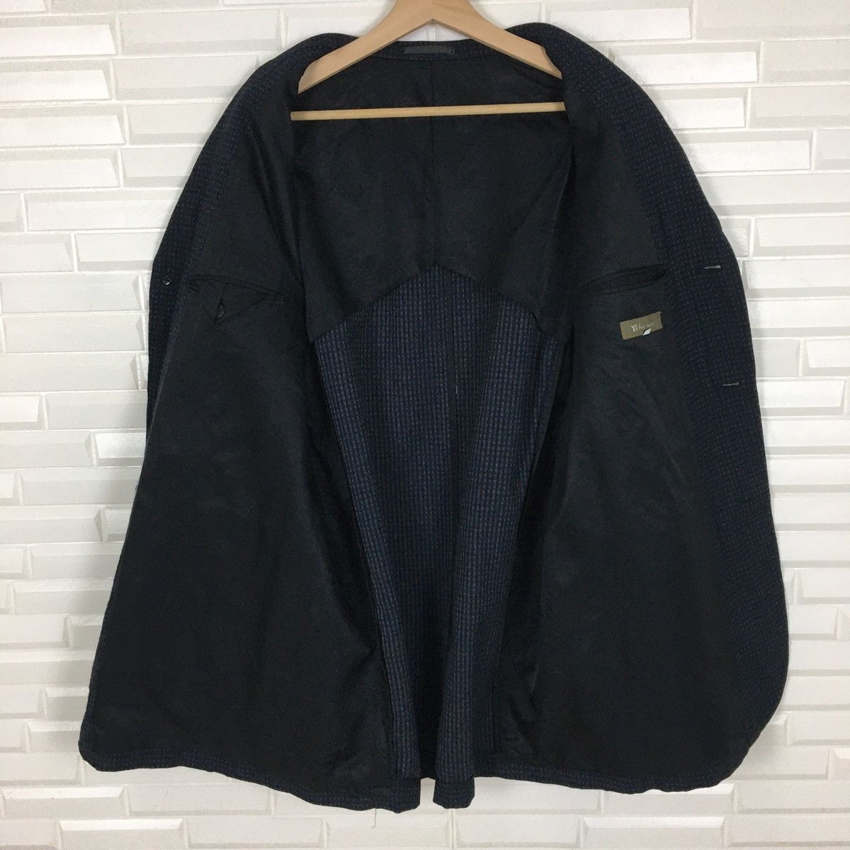 Y's × Yohji Yamamoto Y’s By Yohji Yamamoto Wool Rayon Plaid Coat Size US M / EU 48-50 / 2 - 7 Thumbnail