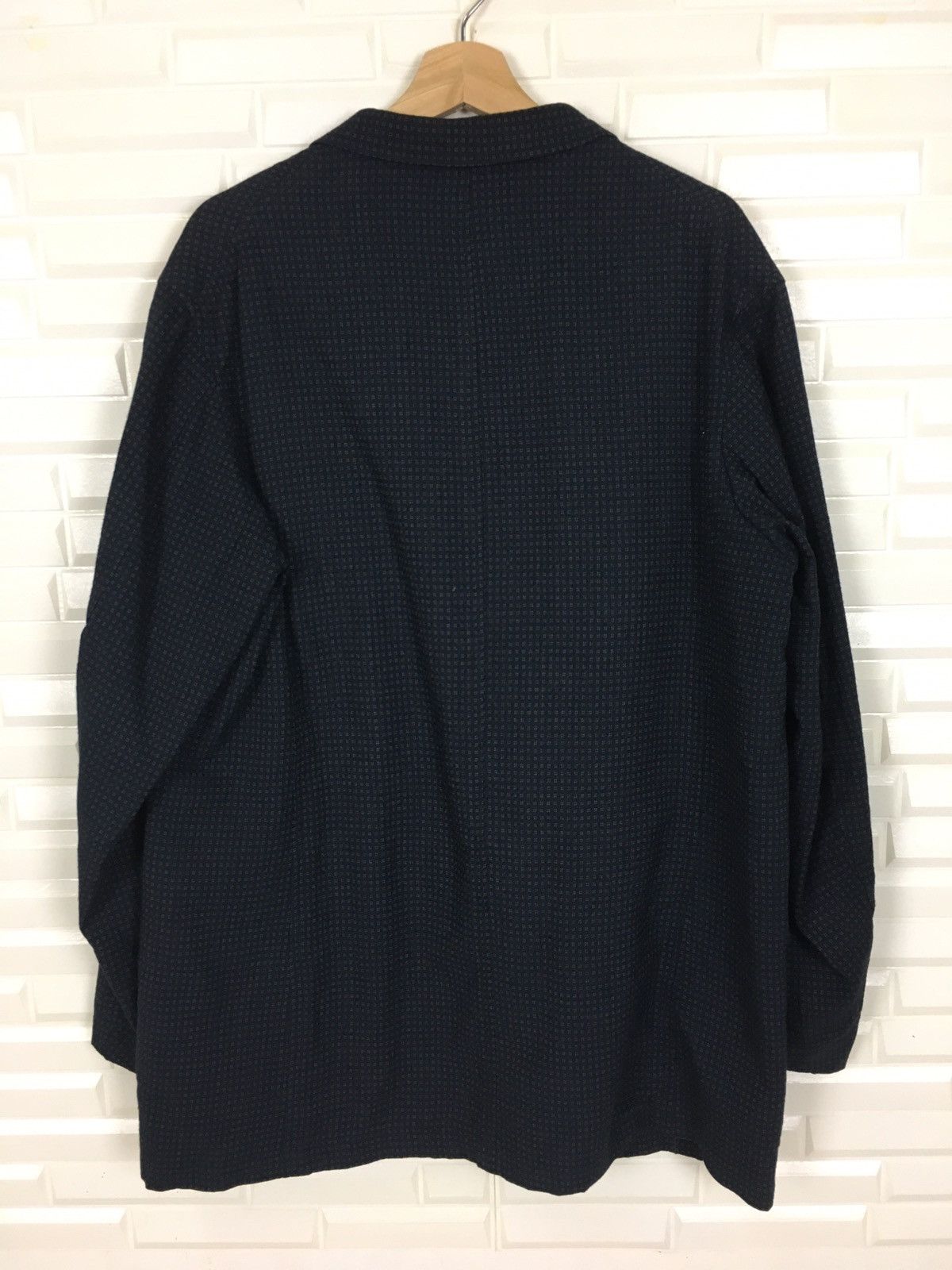 Y's × Yohji Yamamoto Y’s By Yohji Yamamoto Wool Rayon Plaid Coat Size US M / EU 48-50 / 2 - 5 Thumbnail