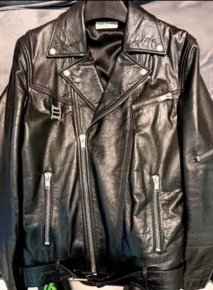 Saint Laurent leather jacket