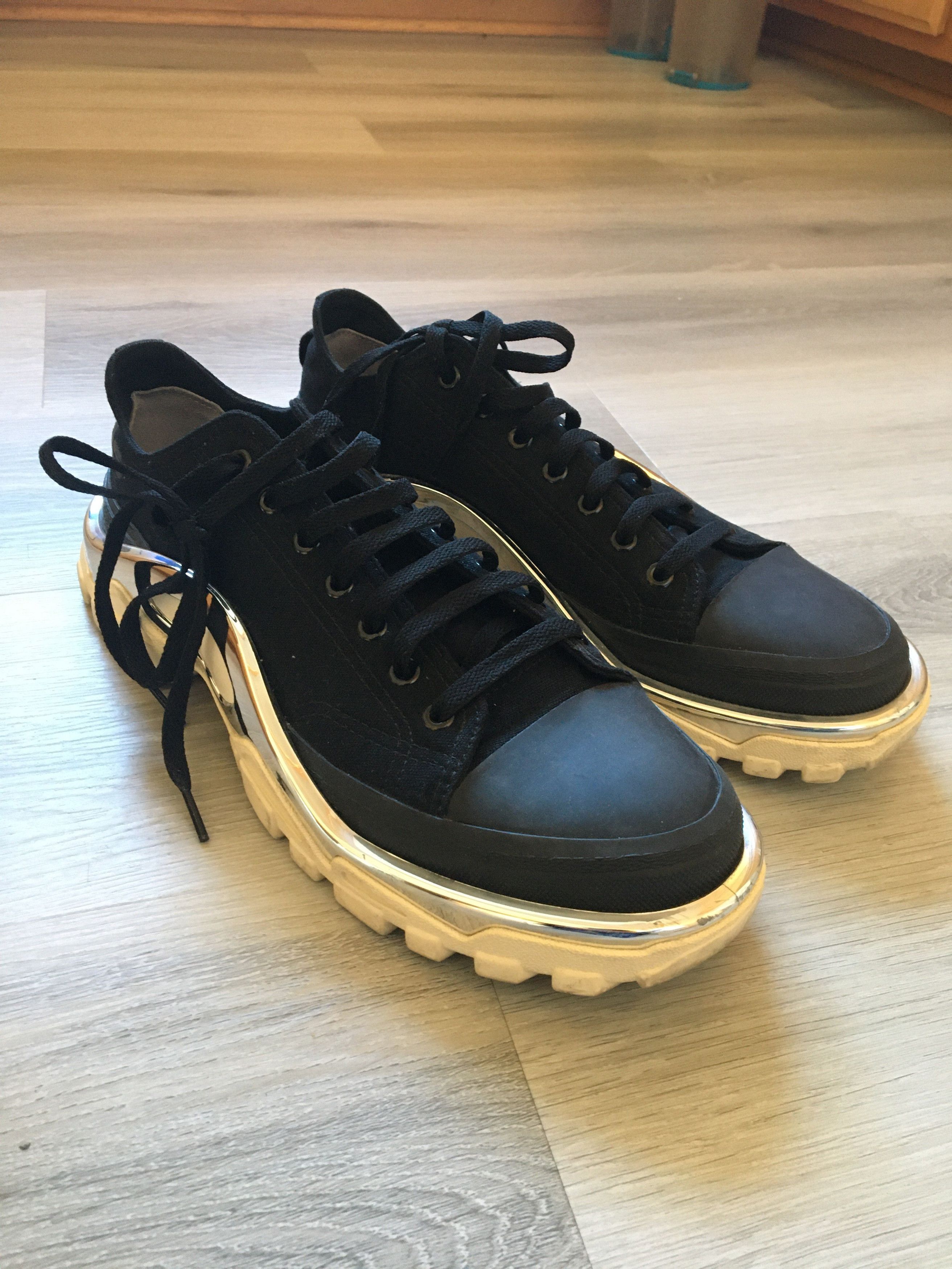 image of Raf Simons Detroit Runners Shoes in Black, Men's (Size 10)