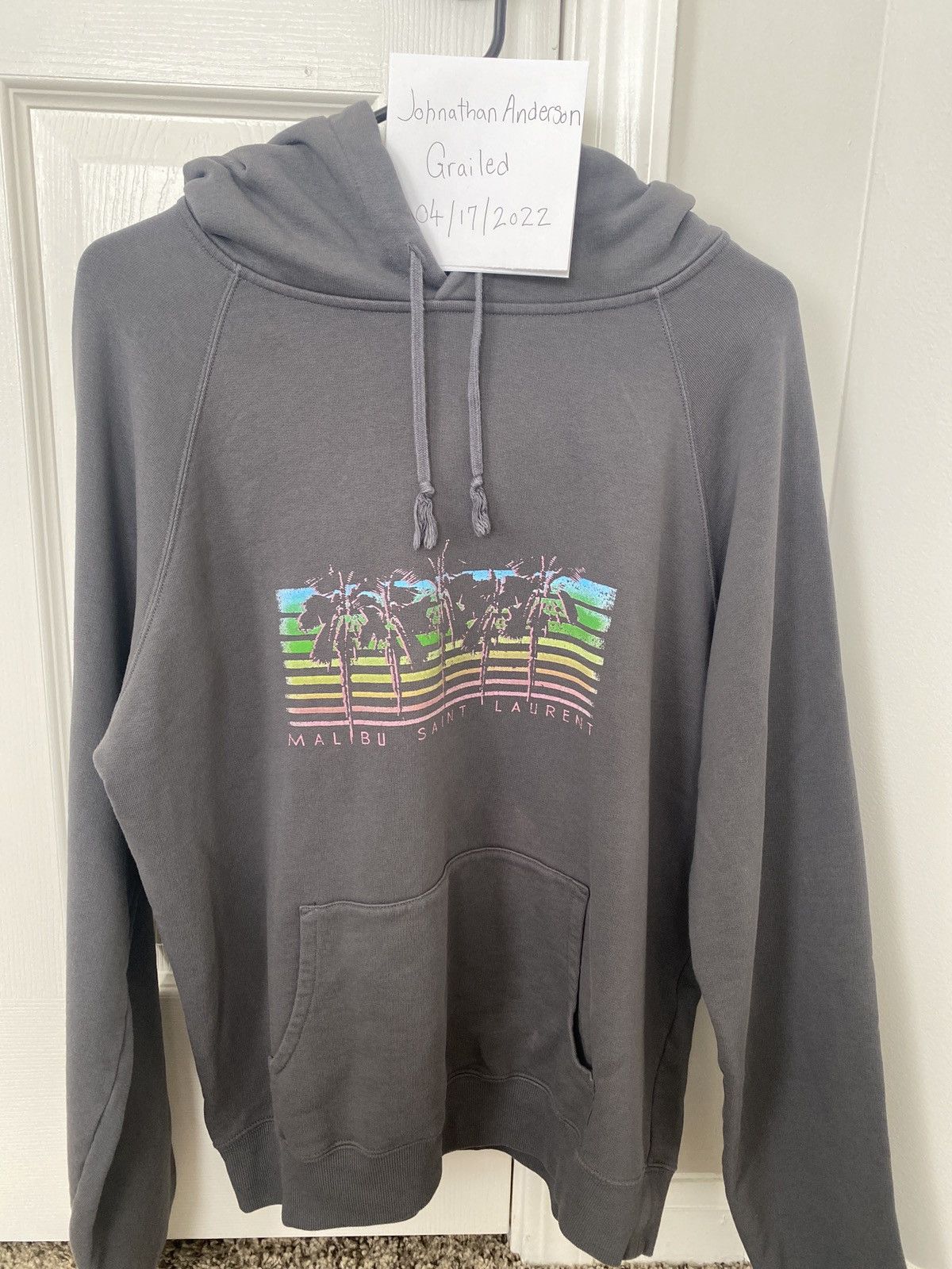 Saint Laurent Paris Saint Laurent Malibu Hoodie Size US L / EU 52-54 / 3 - 2 Thumbnail