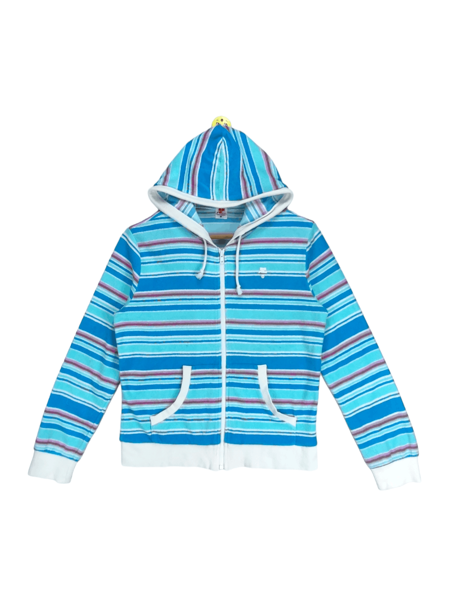 Courreges Steals🔥Cropped Jacket Sweater Zip Up by Courreges Size S / US 4 / IT 40 - 1 Thumbnail