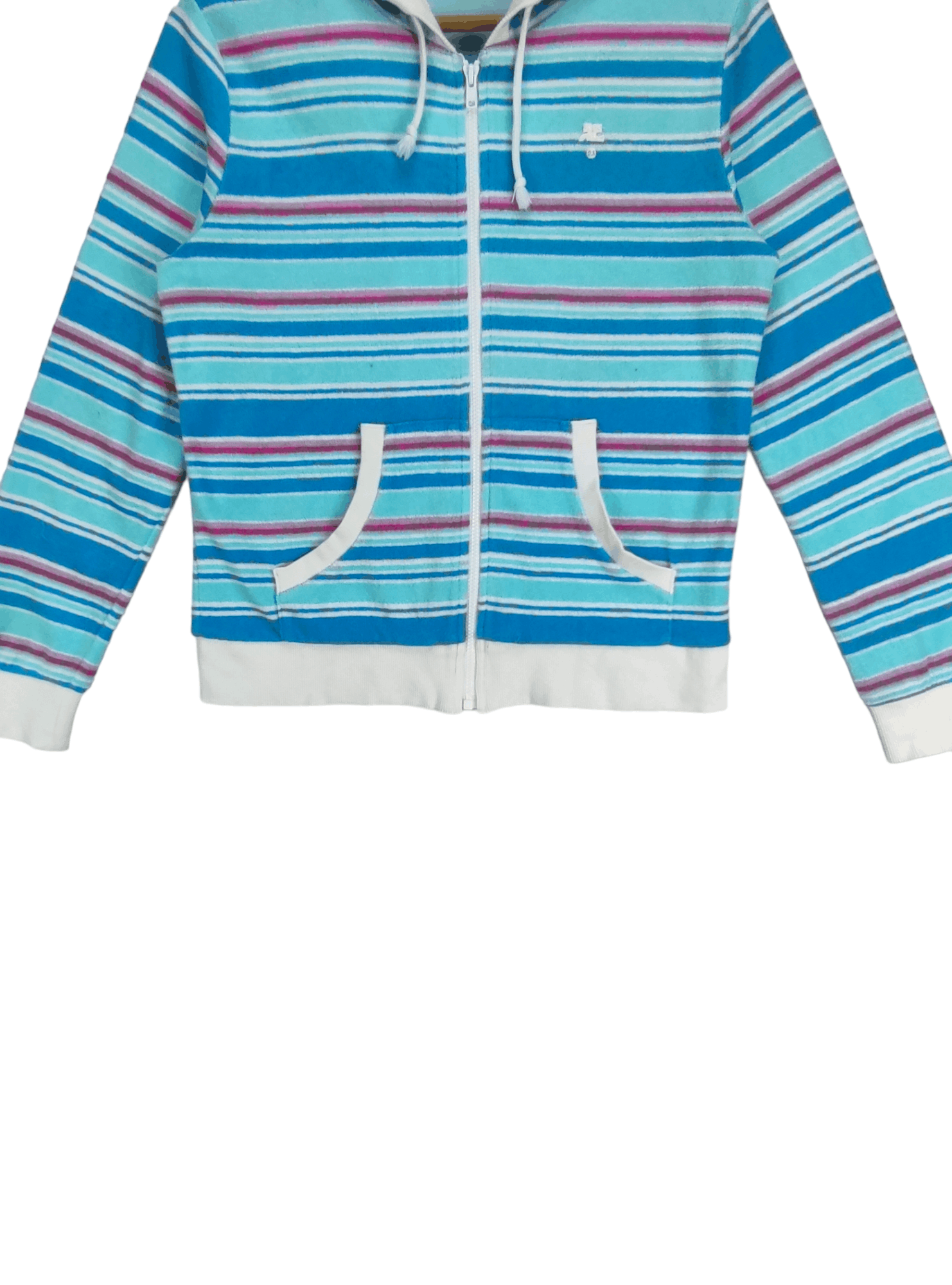 Courreges Steals🔥Cropped Jacket Sweater Zip Up by Courreges Size S / US 4 / IT 40 - 7 Thumbnail