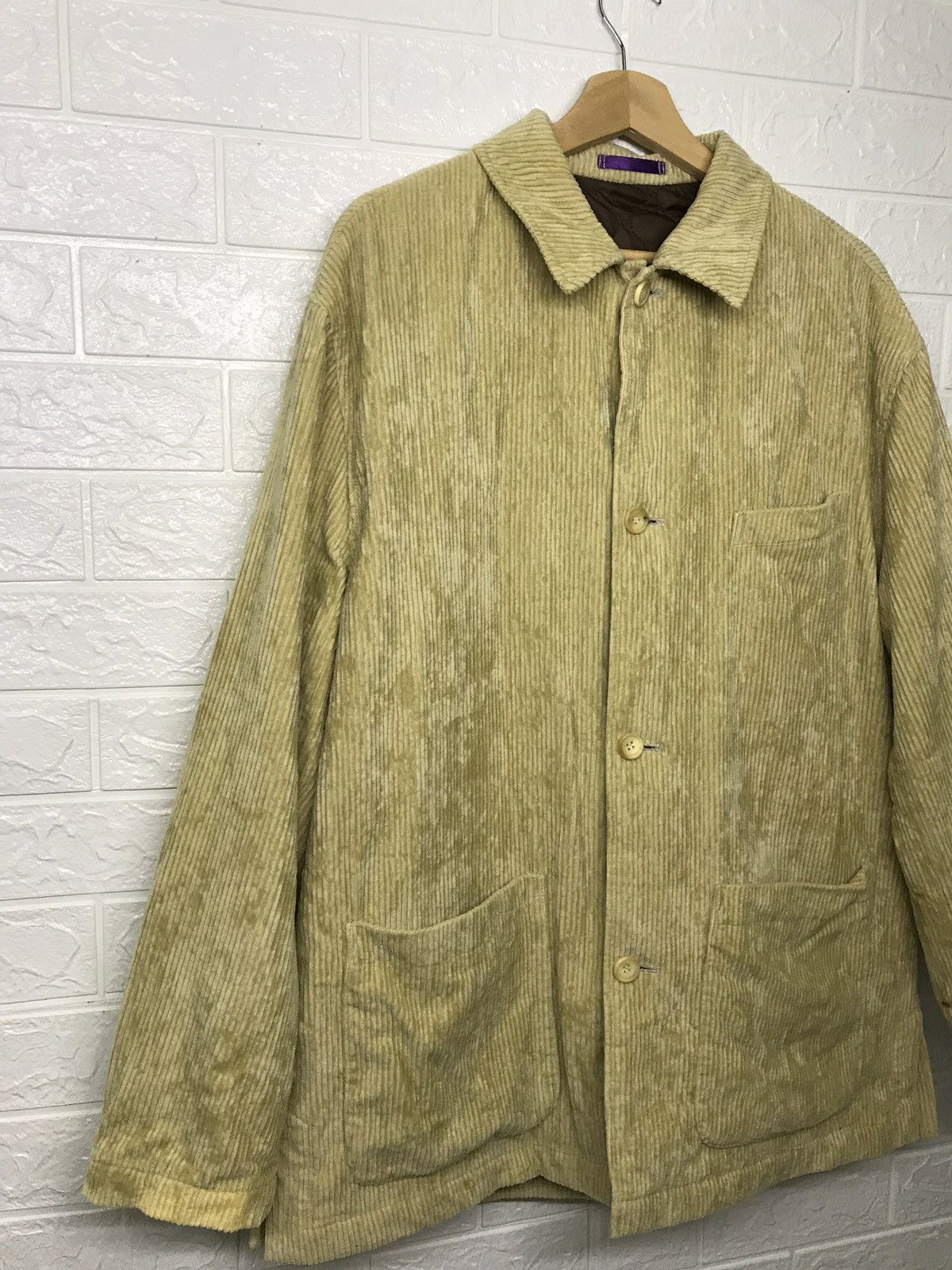Paul Smith Paul Smith Corduroy Trenchcoat Size US L / EU 52-54 / 3 - 2 Thumbnail