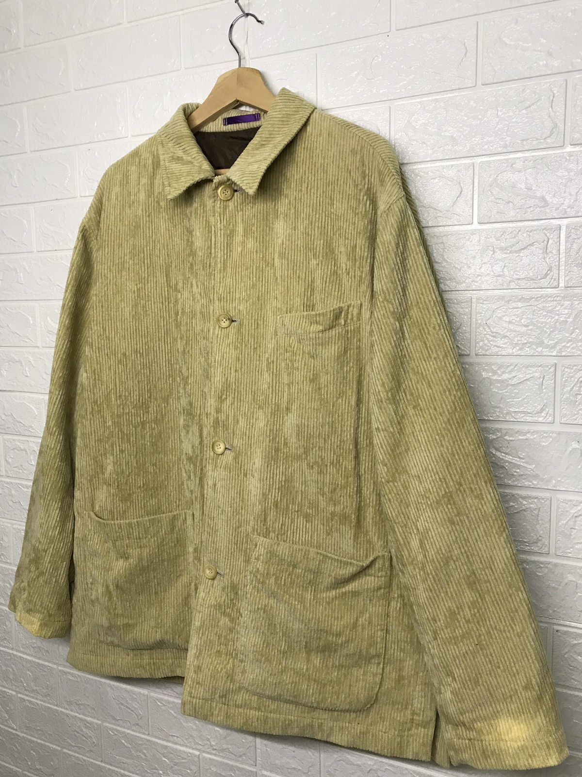 Paul Smith Paul Smith Corduroy Trenchcoat Size US L / EU 52-54 / 3 - 3 Thumbnail