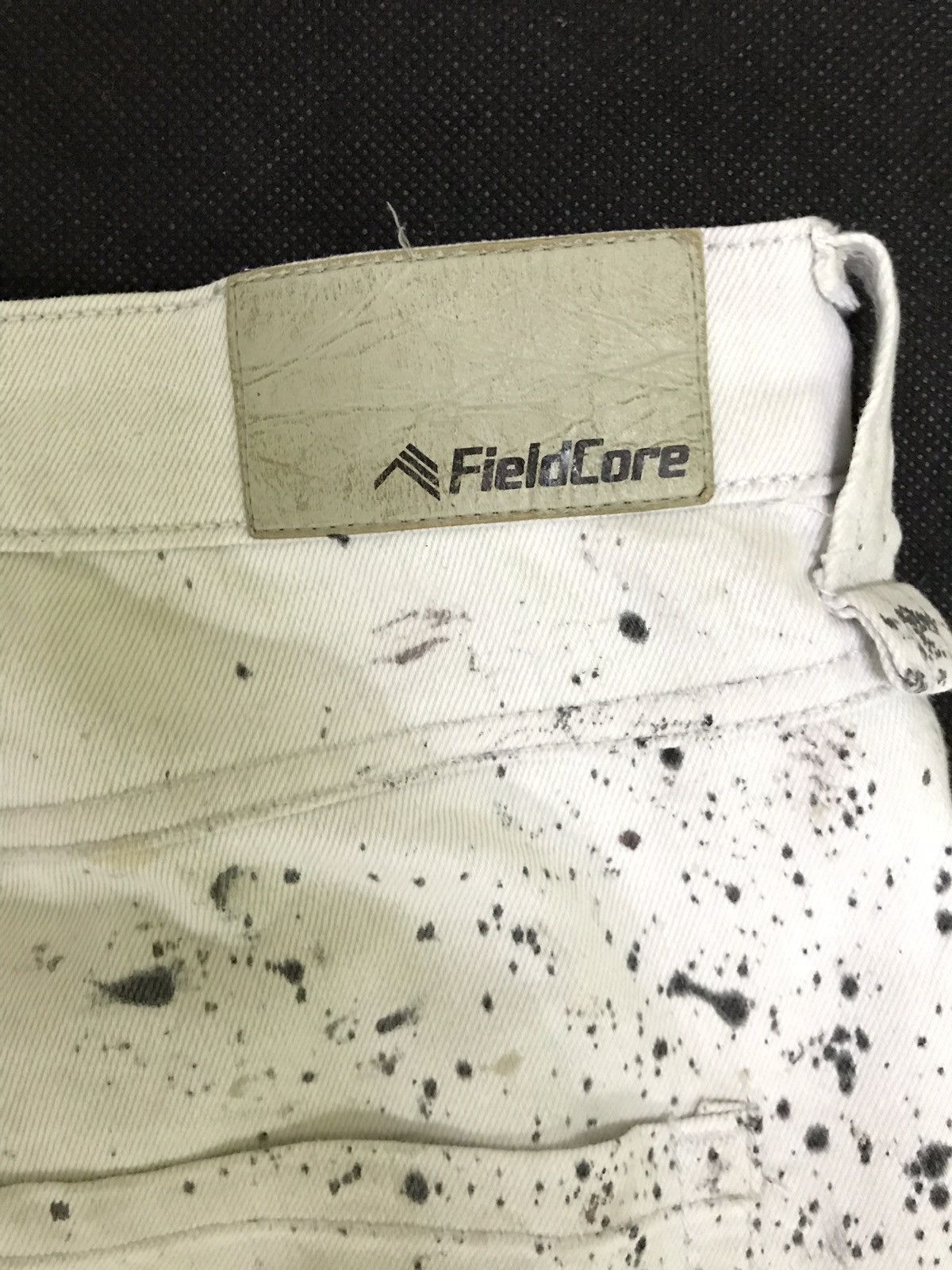 Art Comes First × Japanese Brand Fieldcore Paint Splash Distressed Casual Pants Size US 33 - 6 Thumbnail