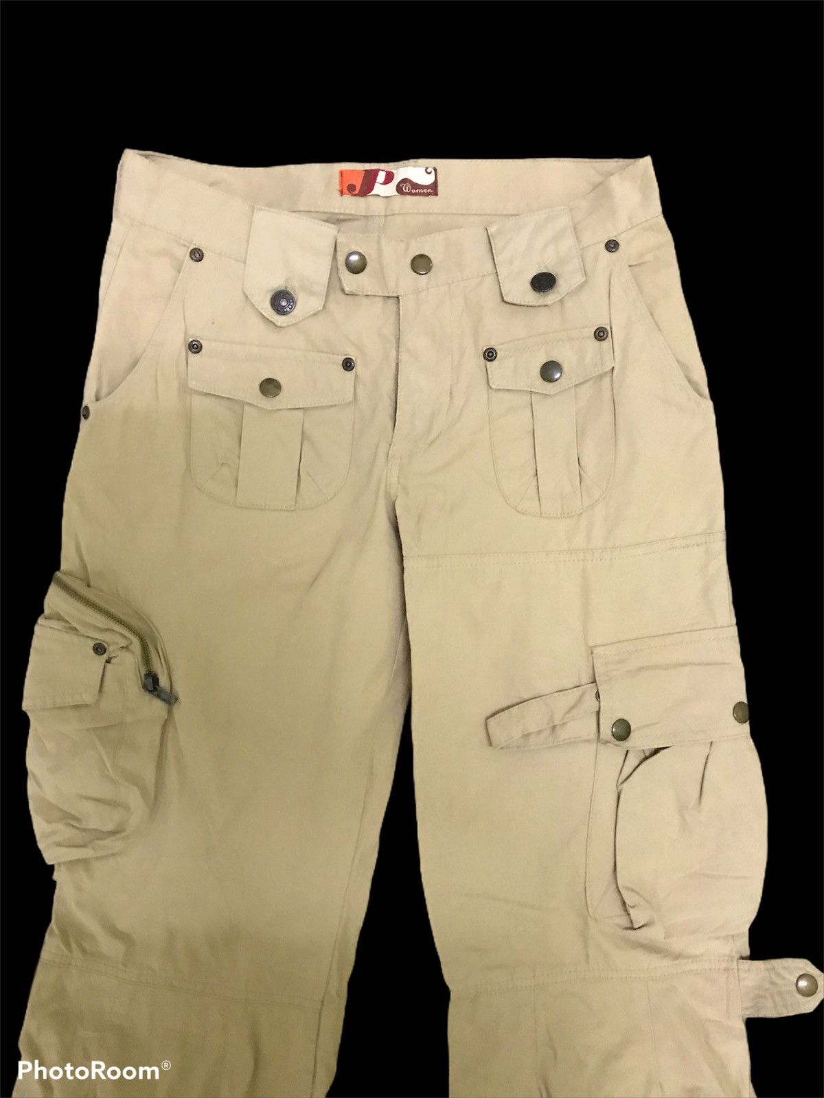Japanese Brand 🇯🇵 Jp women Cargo Pocket Casual Pants Size 30" / US 8 / IT 44 - 3 Thumbnail