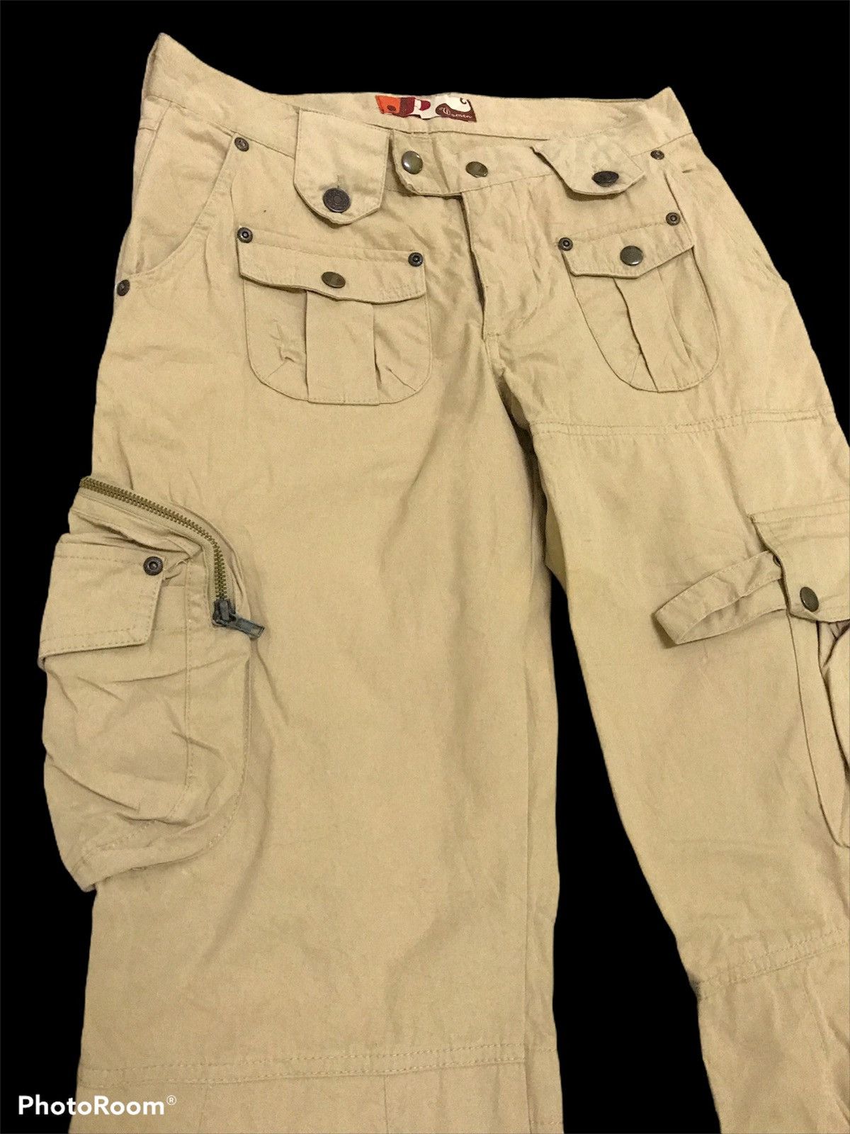 Japanese Brand 🇯🇵 Jp women Cargo Pocket Casual Pants Size 30" / US 8 / IT 44 - 2 Thumbnail
