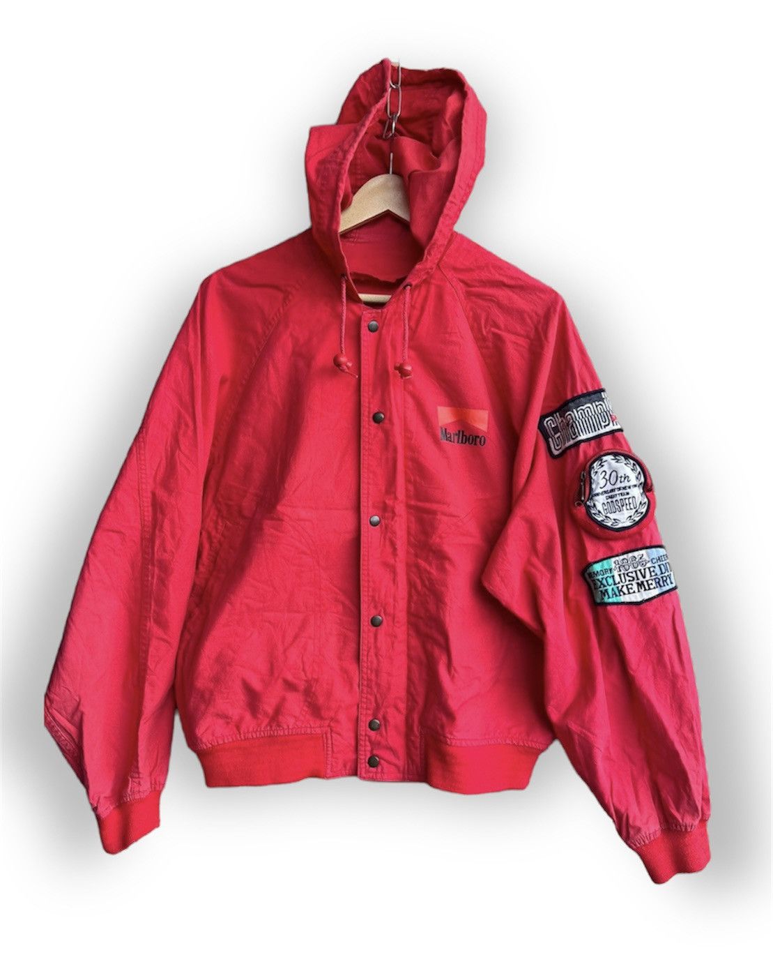 Godspeed × Marlboro × Vintage Vintage Marlboro Godspeed Champion British Casual Hoodie Size US L / EU 52-54 / 3 - 1 Thumbnail