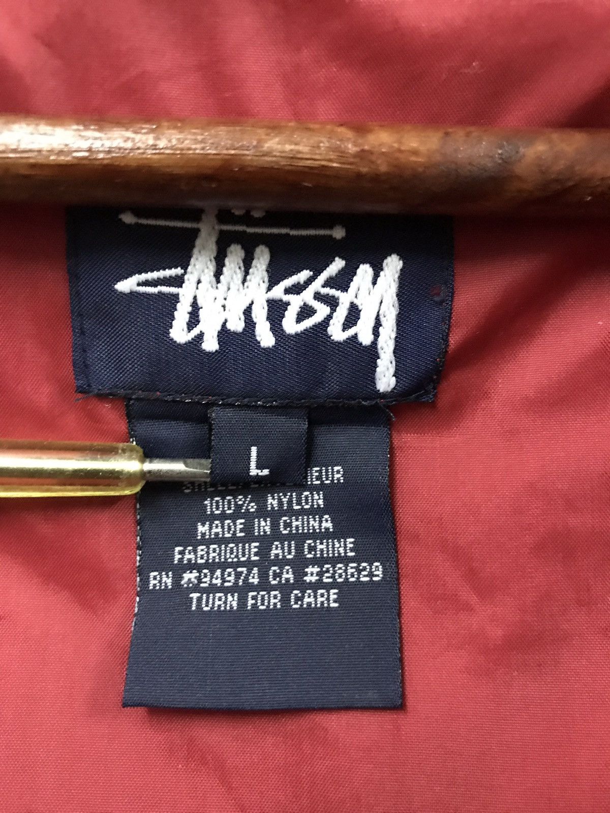 Stussy Stussy Hoodie Pull over Nylon Drawstring Jacket Size US L / EU 52-54 / 3 - 9 Thumbnail