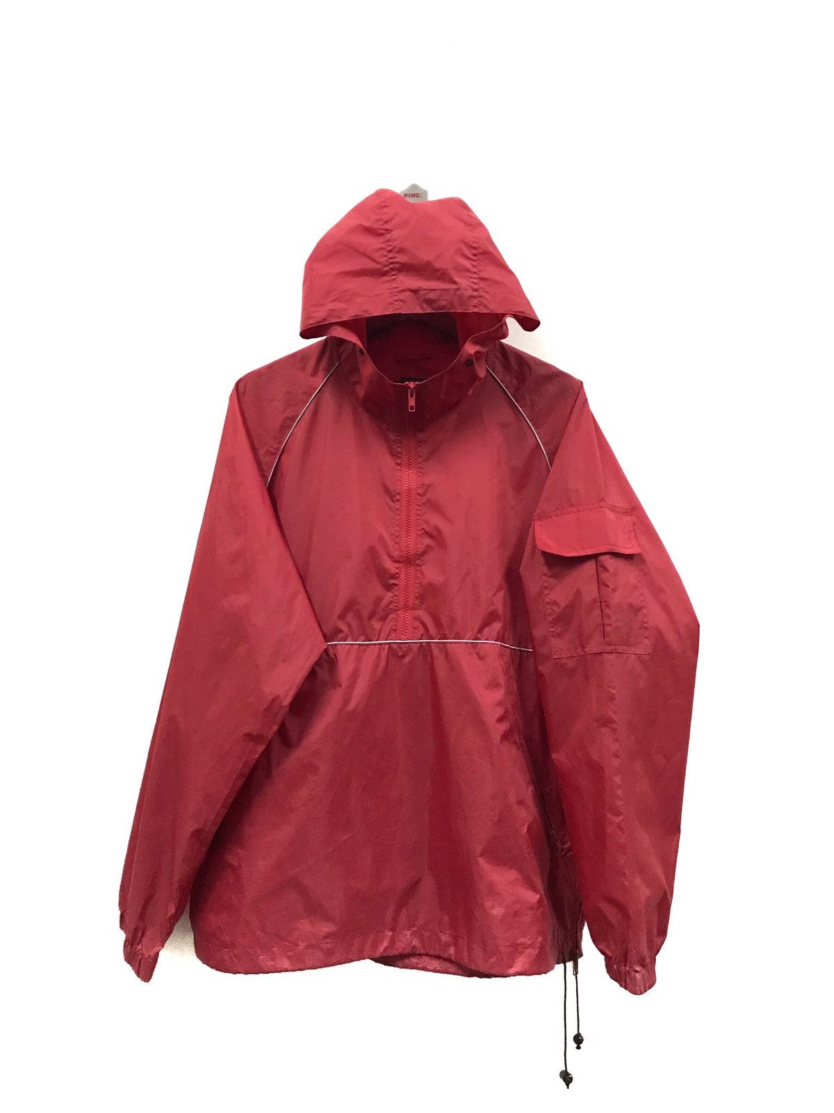 Stussy Hoodie Pull over Nylon Drawstring Jacket